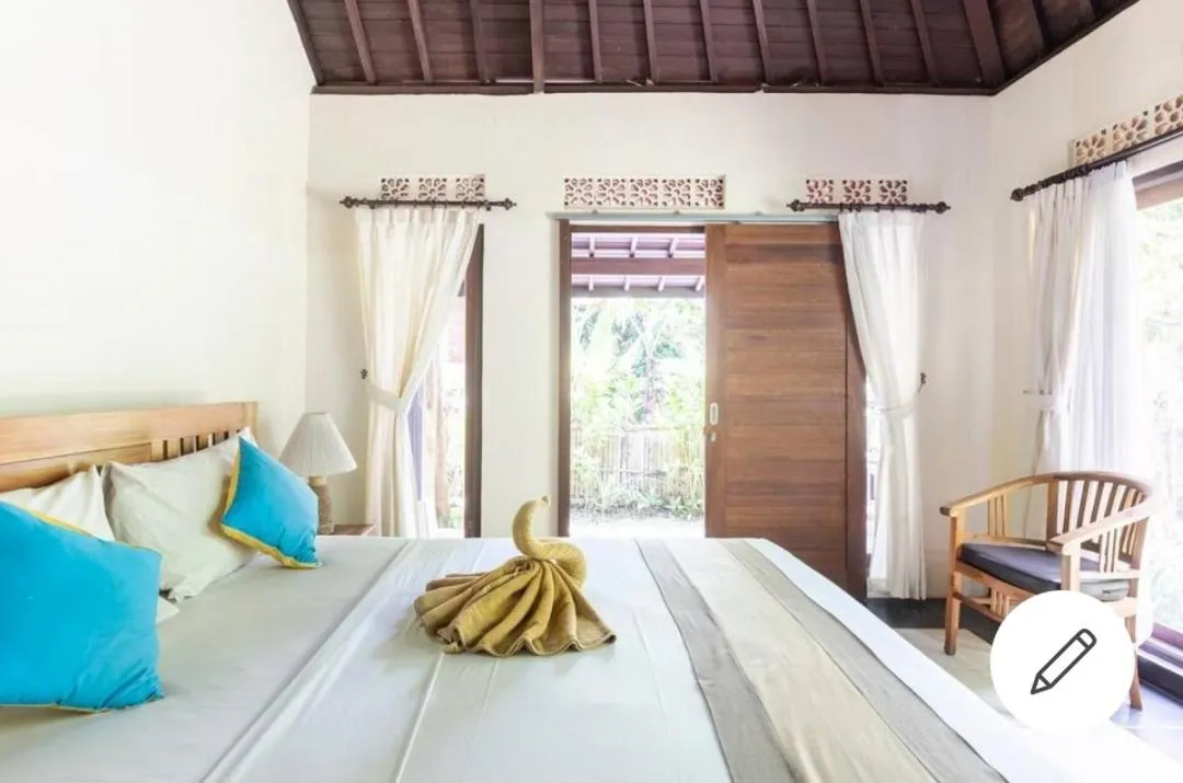 Bed in Ary House Ubud