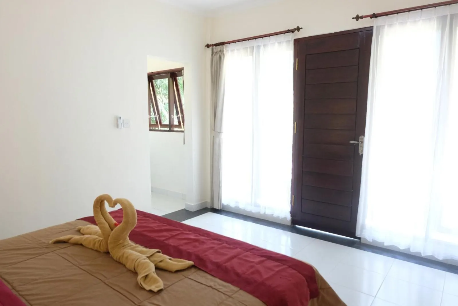 Bed in Ary House Ubud