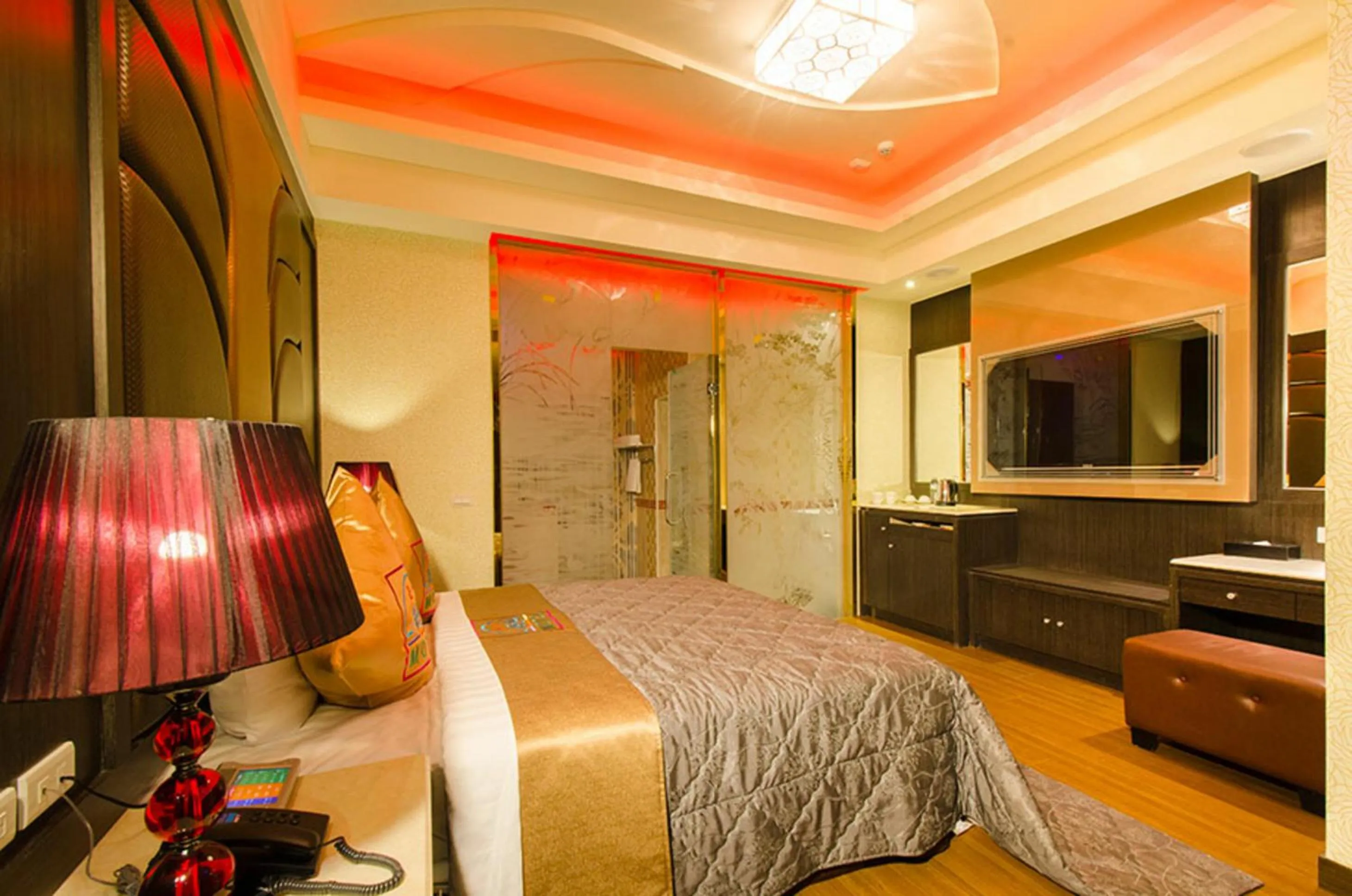 Bed in 正一經典汽車商務旅館2館-台東縣旅館119號