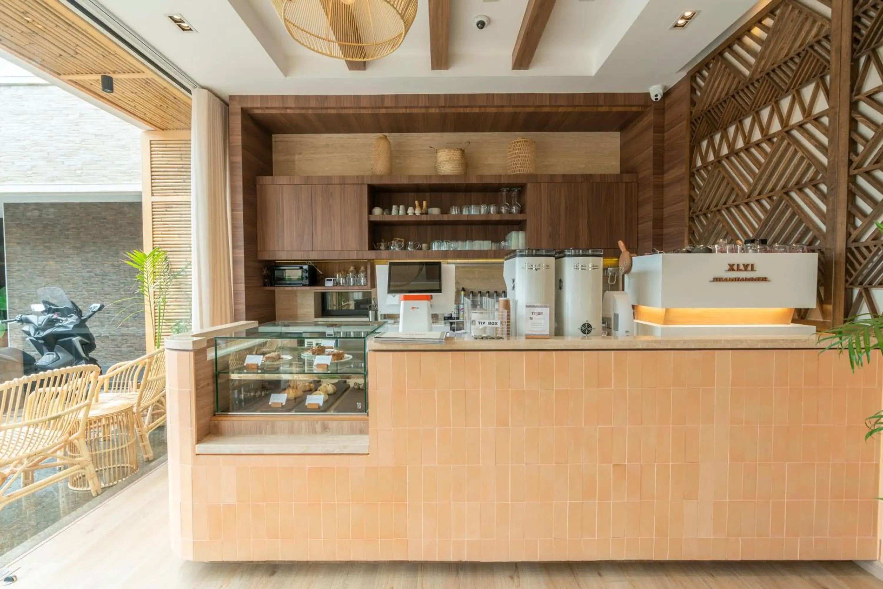 Coffee/tea facilities, Kitchen/Kitchenette in Tribe Pattaya SHA certificated