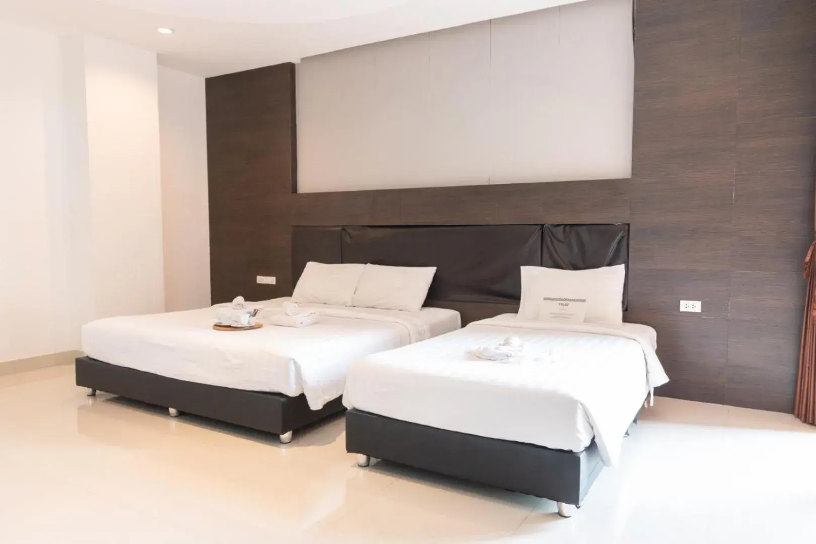 Bedroom, Bed in Tribe Pattaya SHA certificated