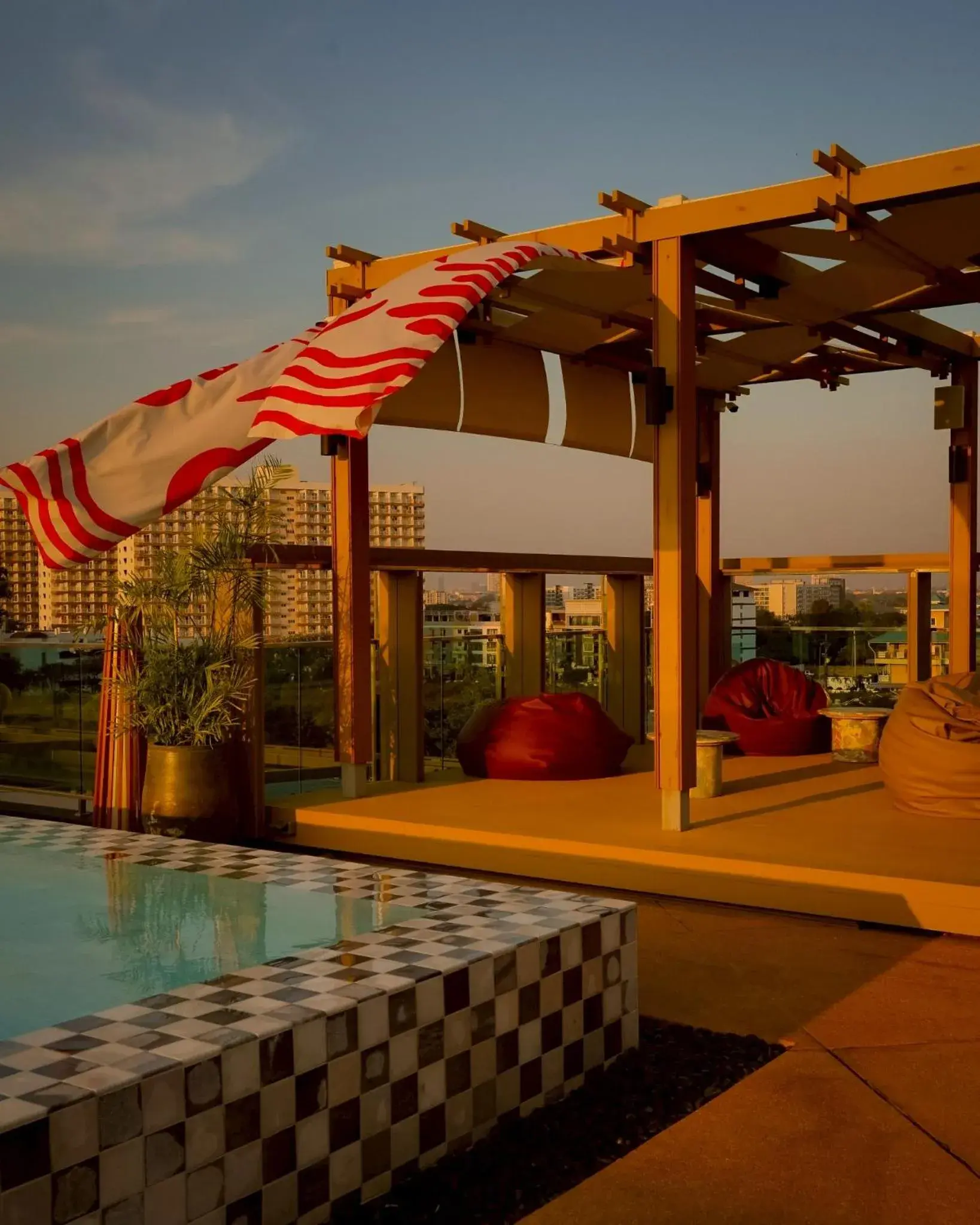 Swimming pool in Tribe Pattaya Swimming pool in Tribe Pattaya