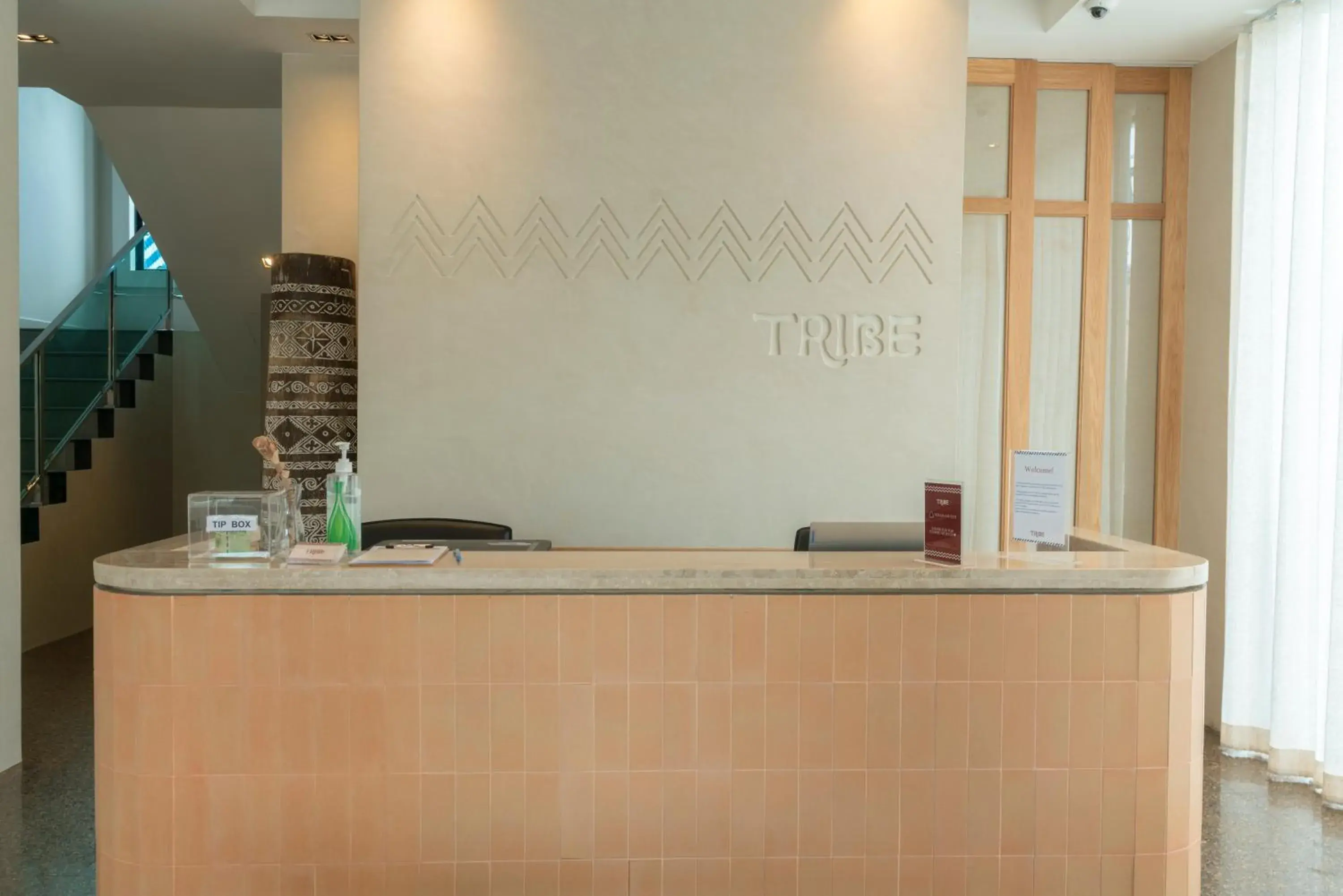 Property building, Lobby/Reception in Tribe Pattaya SHA certificated