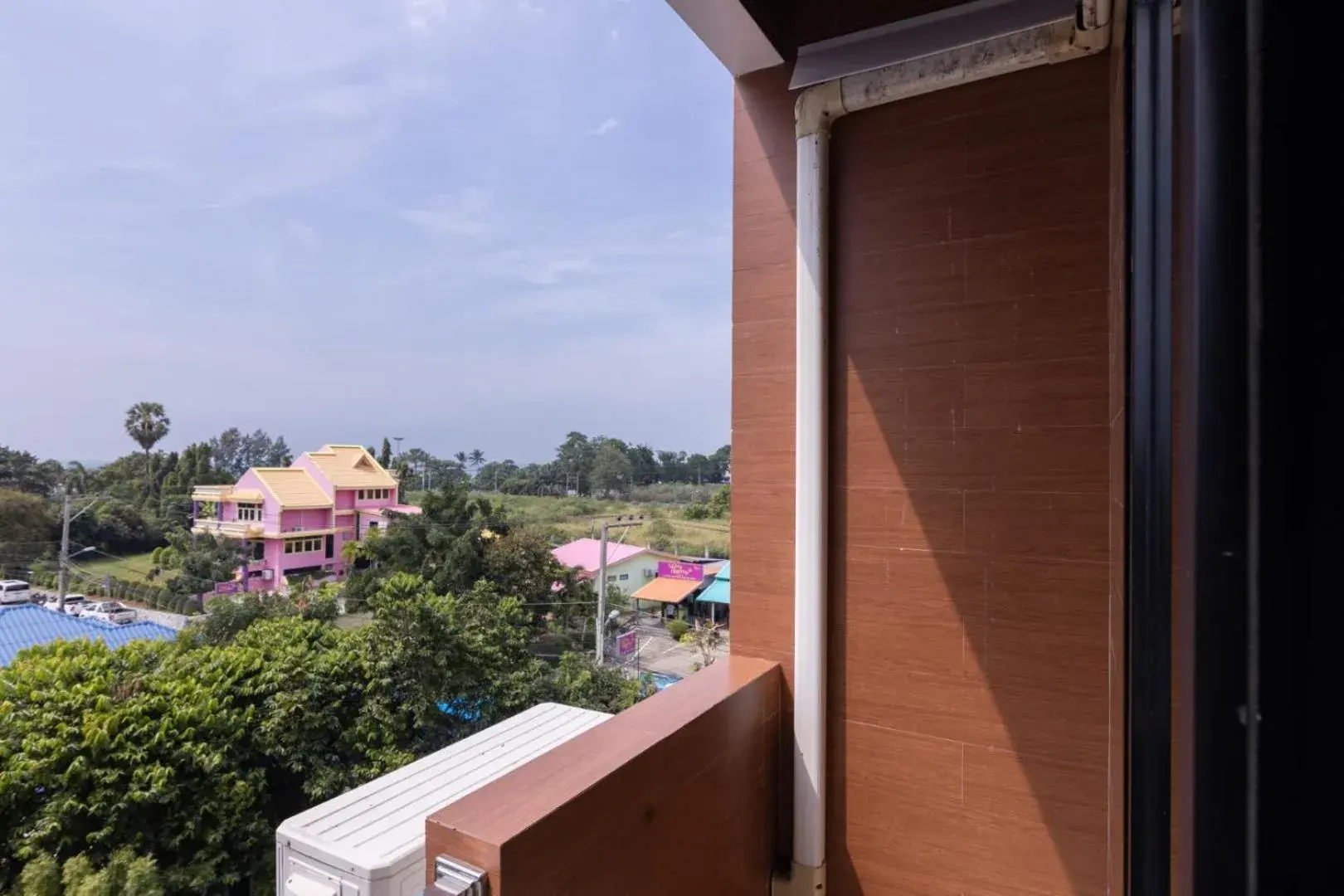 View (from property/room), Balcony/Terrace in Tribe Pattaya SHA certificated