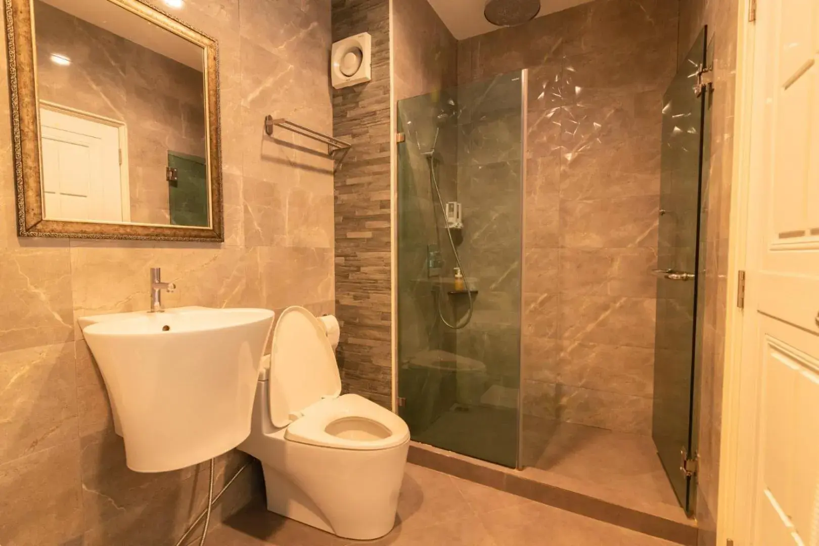 Bathroom in Tribe Pattaya SHA certificated