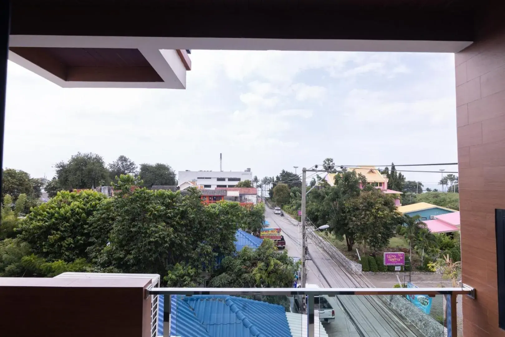 View (from property/room), Balcony/Terrace in Tribe Pattaya SHA certificated