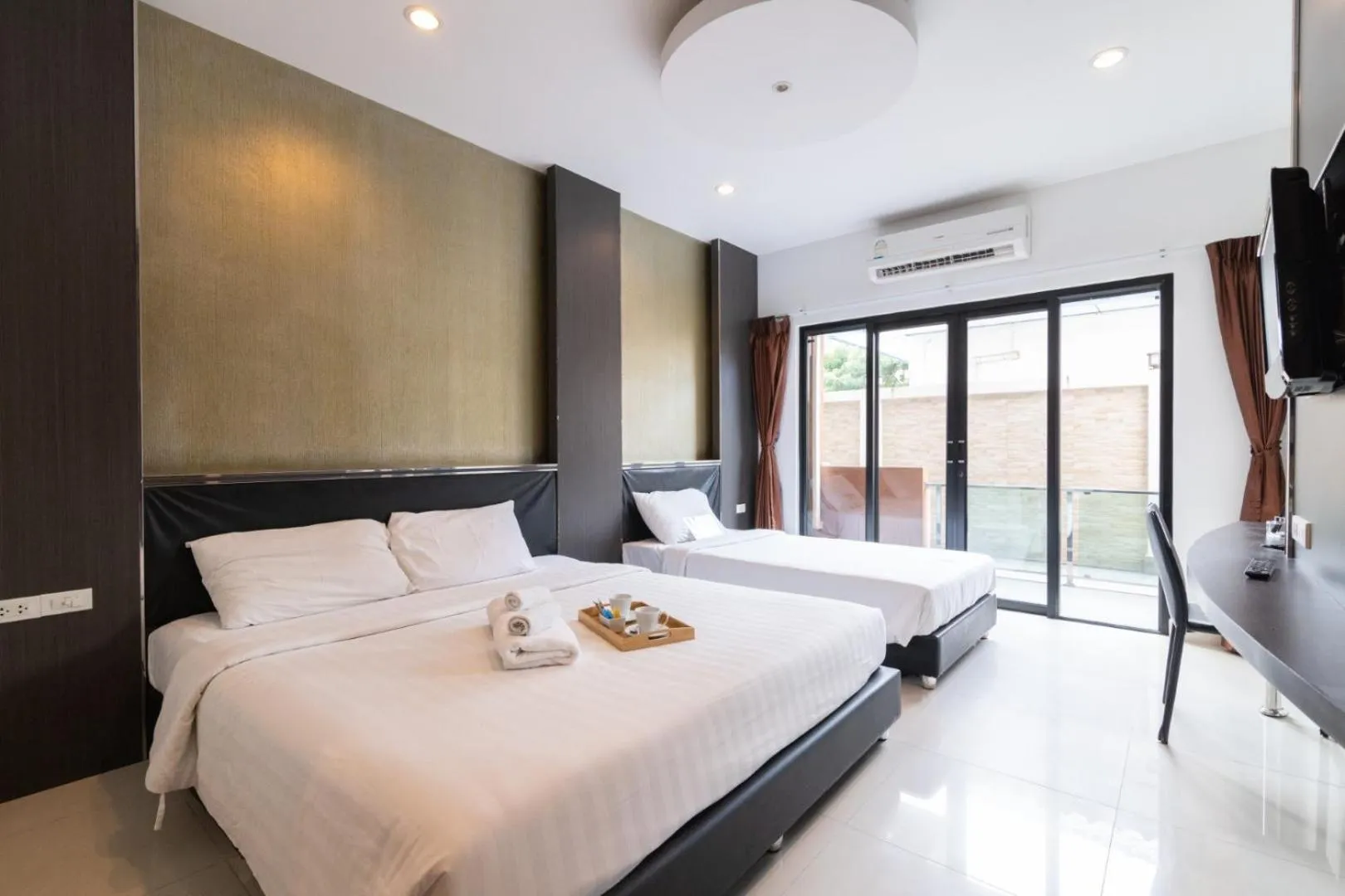 Bedroom, Bed in Tribe Pattaya