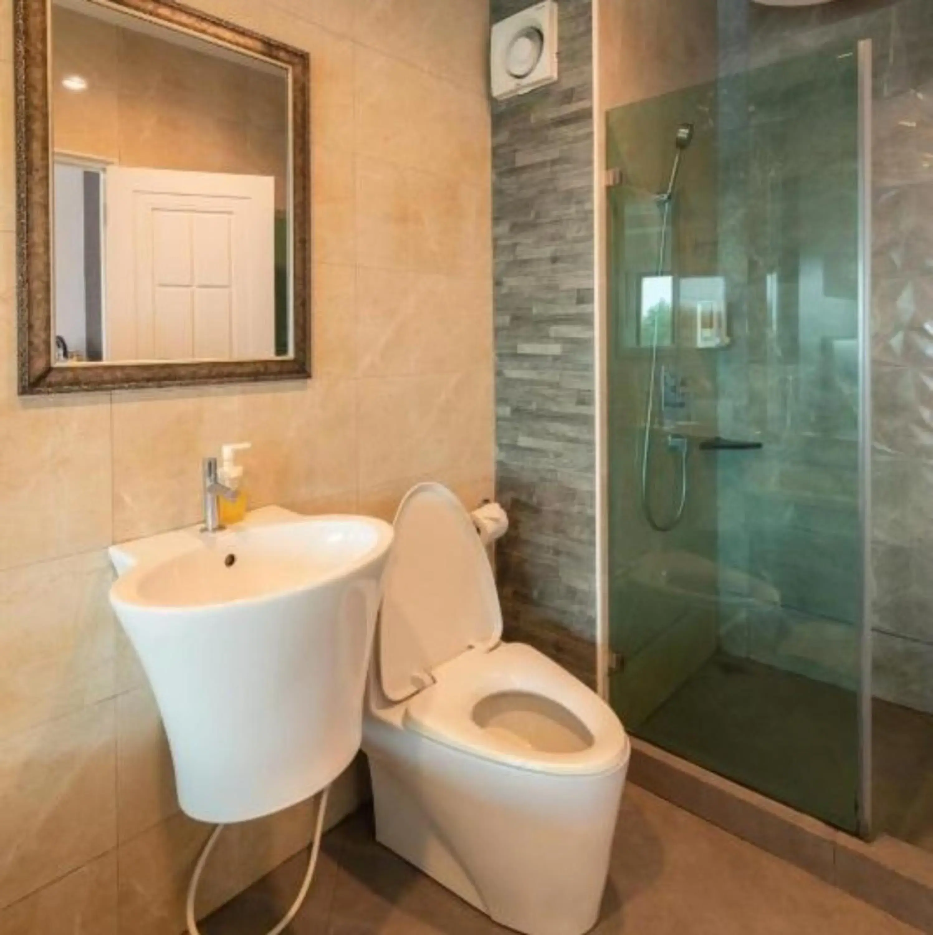 Bathroom in Tribe Pattaya SHA certificated