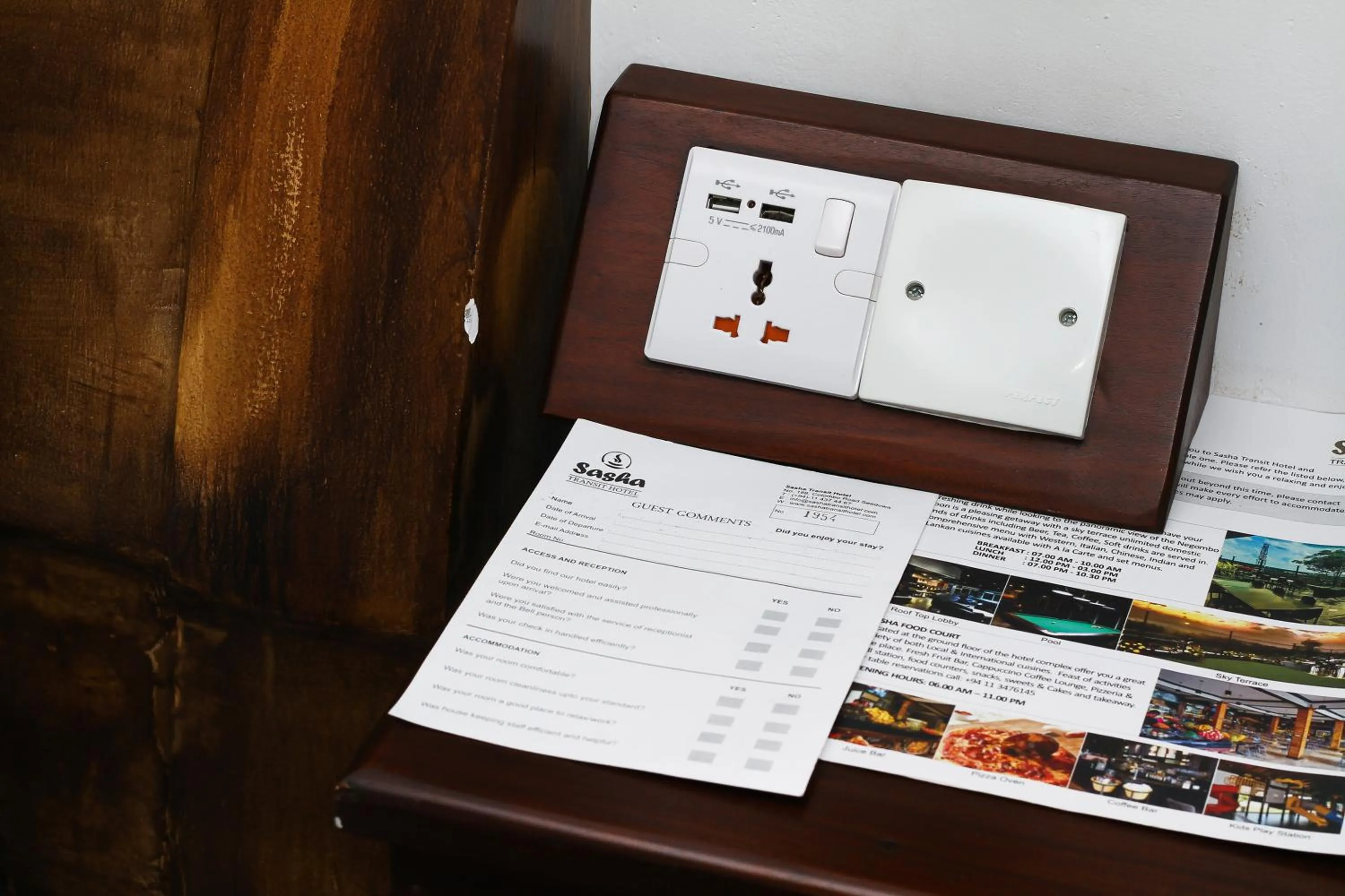 safe in Sasha Transit Hotel