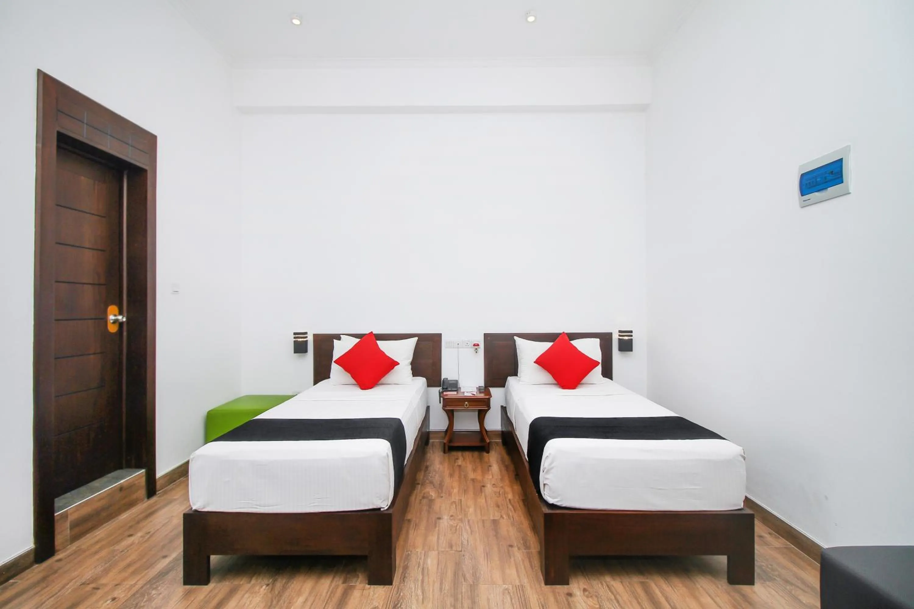 Bed in Sasha Transit Hotel