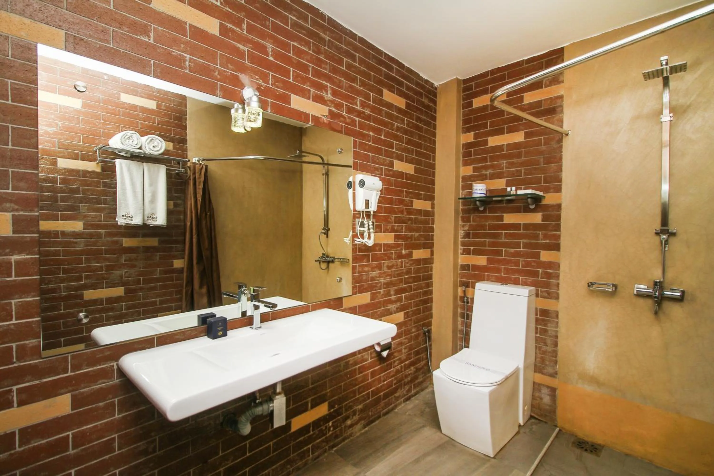 Shower in Sasha Transit Hotel