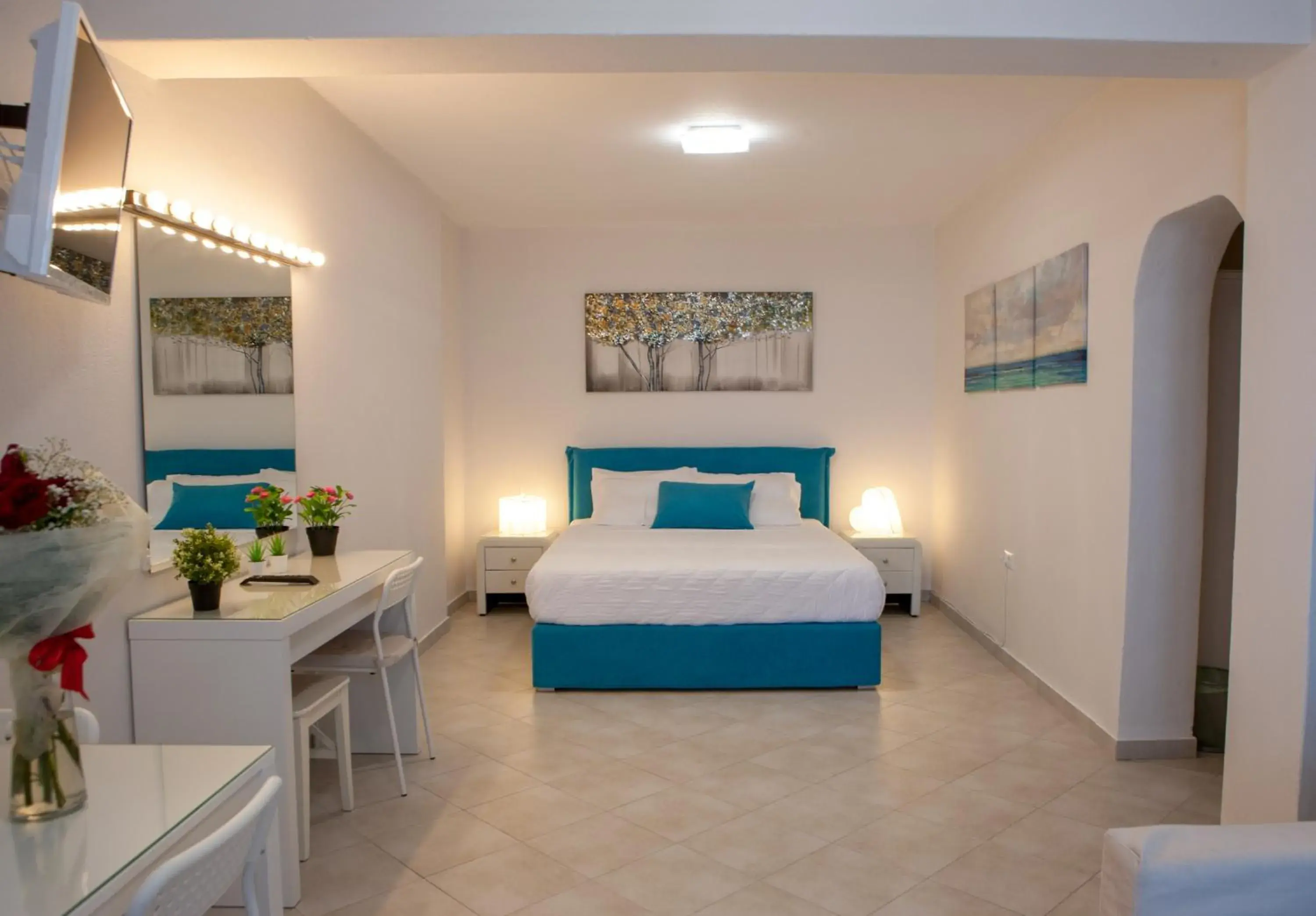 Superior Studio with Veranda and Wide Sunrise Sea View in Luna Rossa Santorini Superior Studio with Veranda and Wide Sunrise Sea View in Luna Rossa Santorini