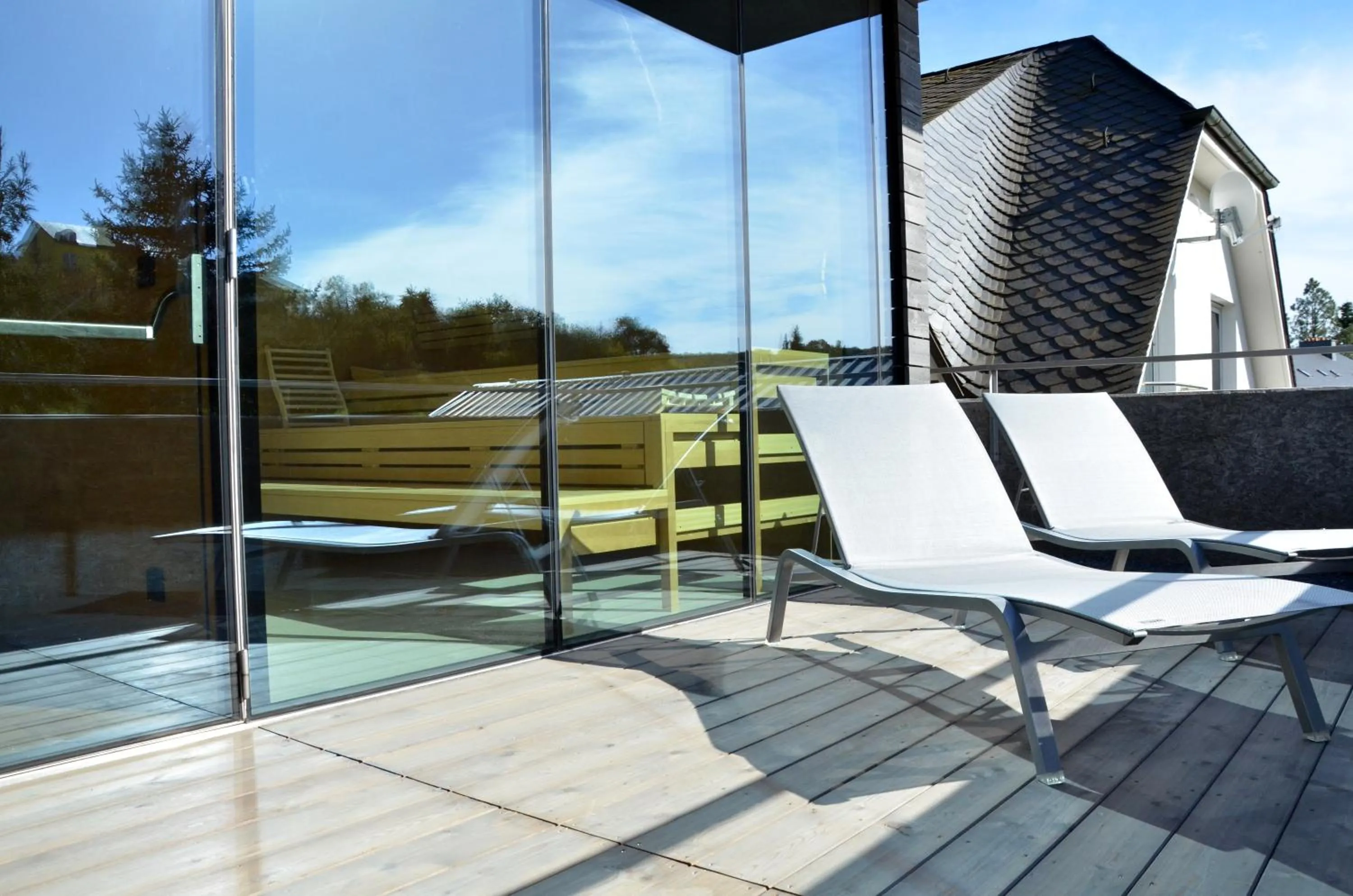 Balcony/Terrace in Hotel de l'Ecluse Superior