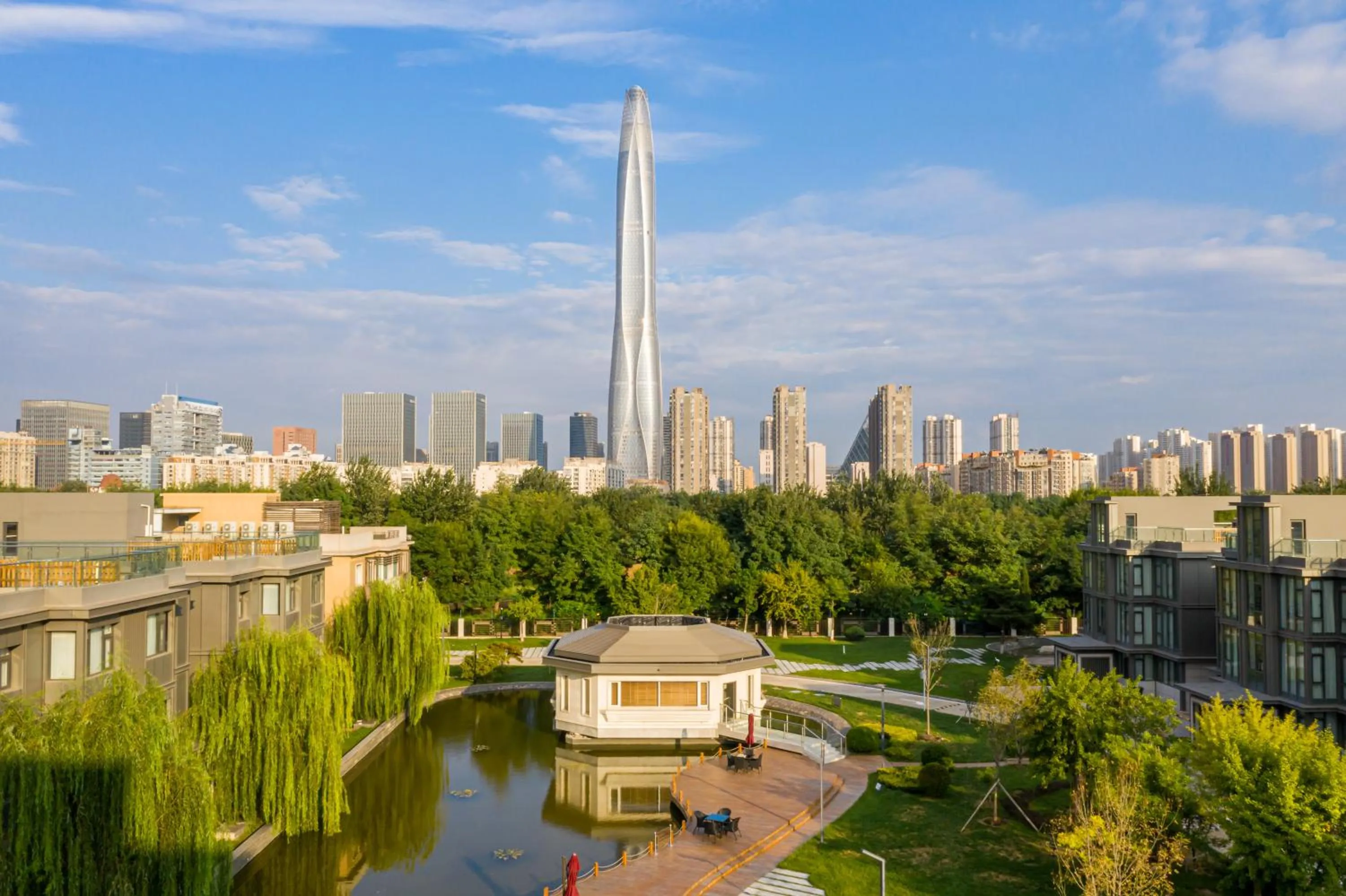 Garden view in Green Park Hotel Tianjin