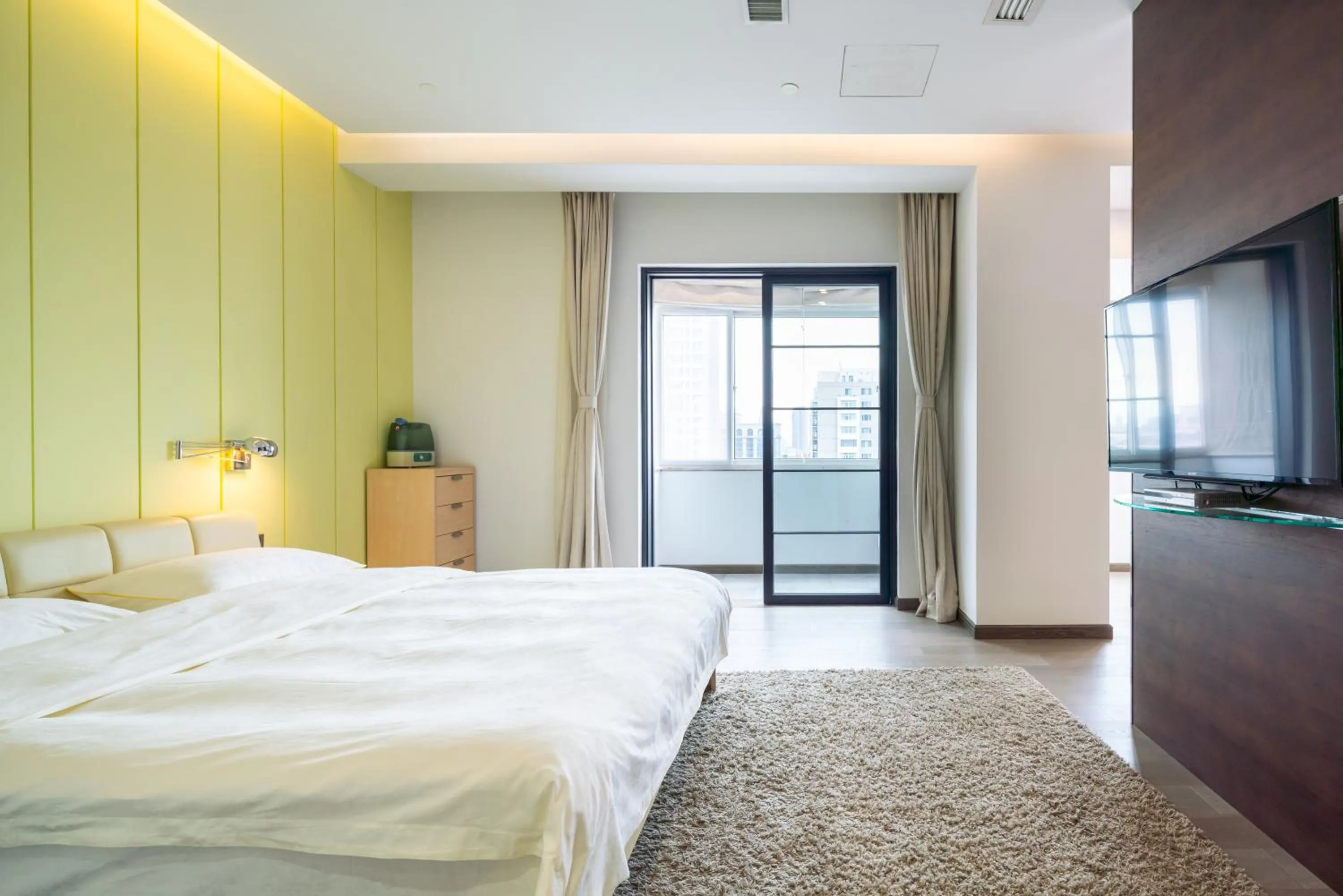 Bedroom, Bed in Green Park Hotel Tianjin