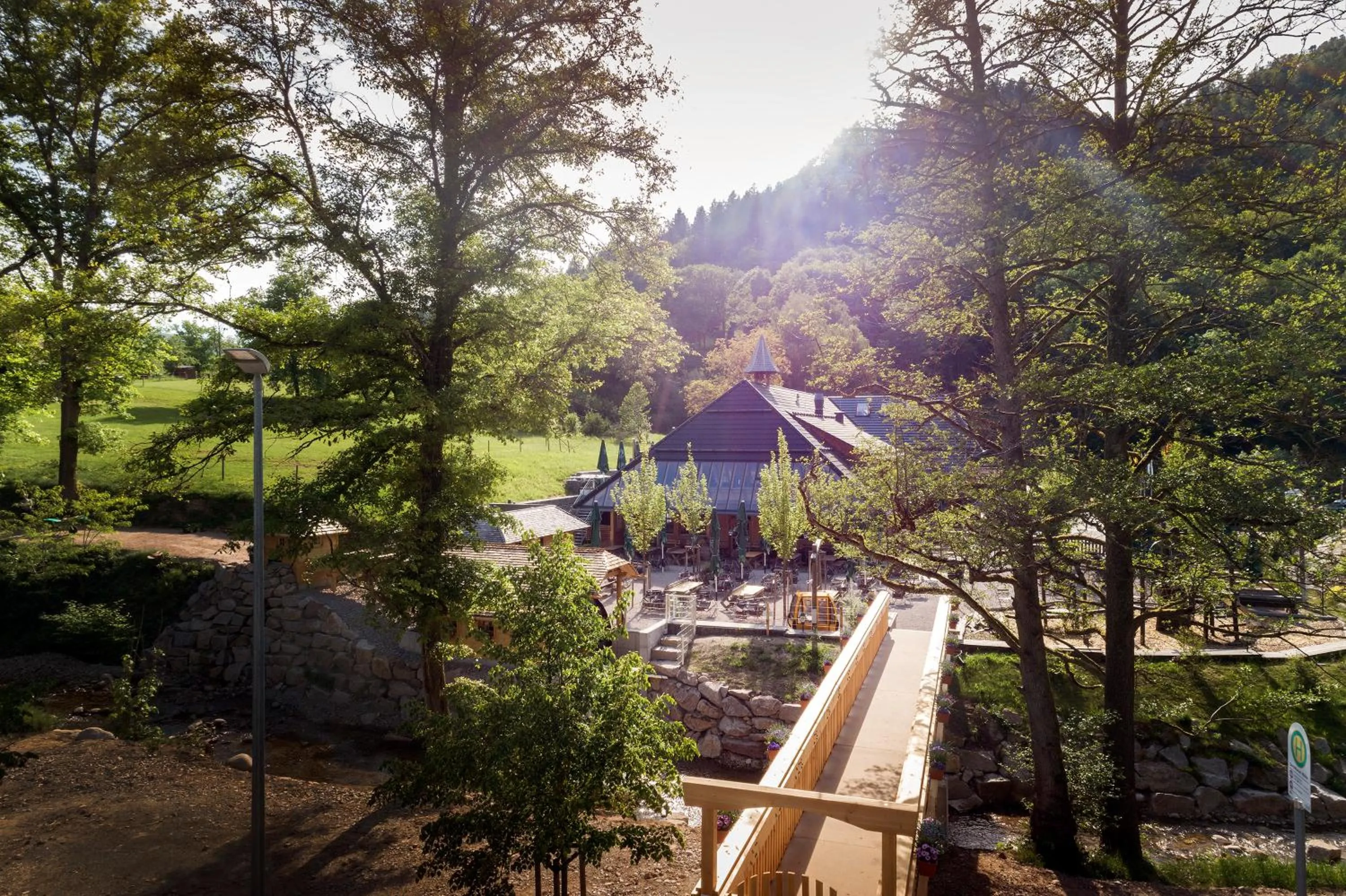 Summer in Gästehaus der Geroldsauer Mühle