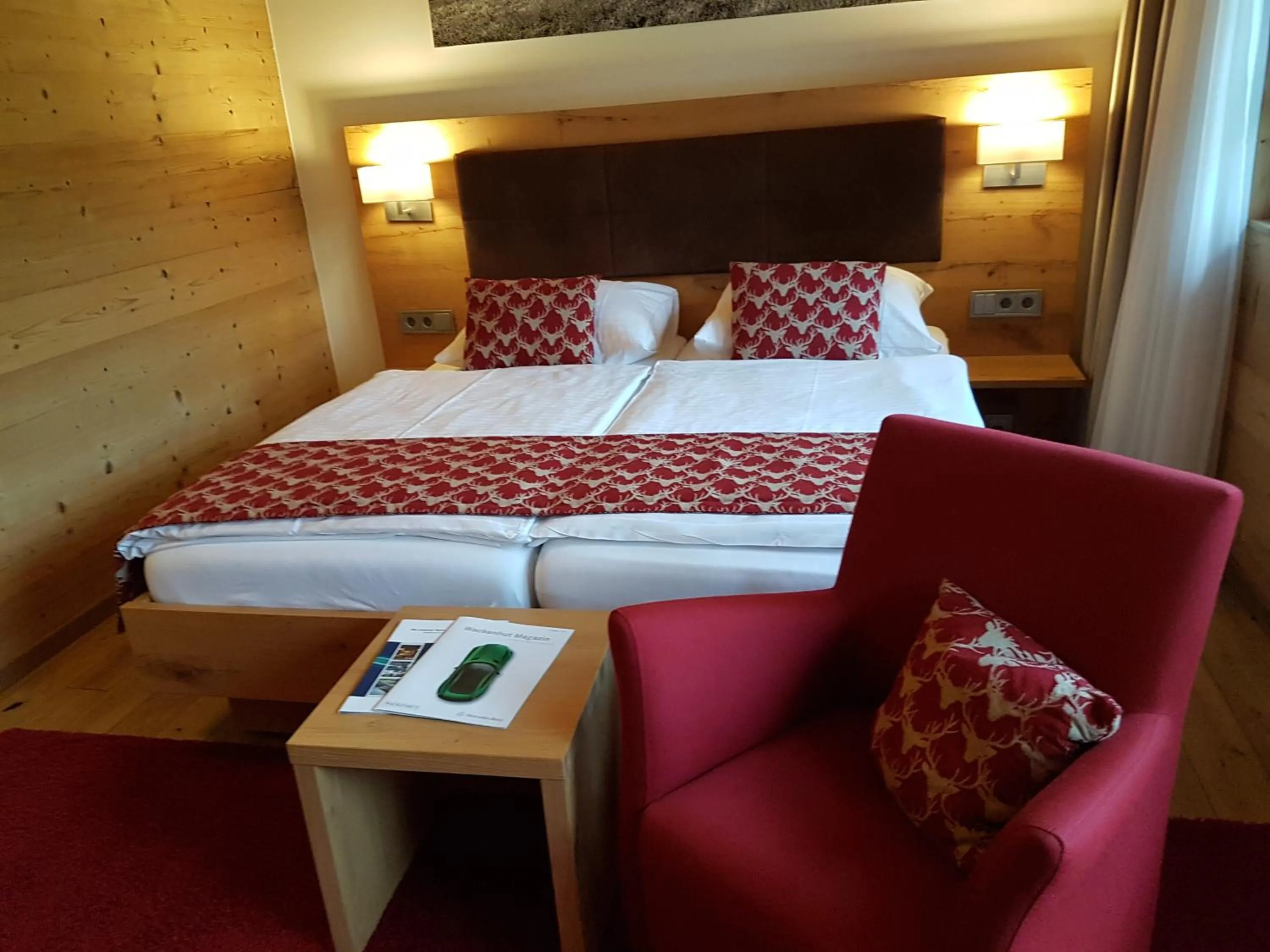 Bedroom, Bed in Gästehaus der Geroldsauer Mühle