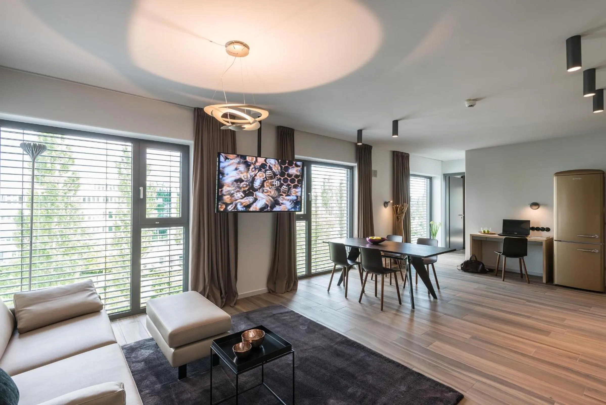 Living room in Golden Ball, Exclusive Serviced Apartments Munich