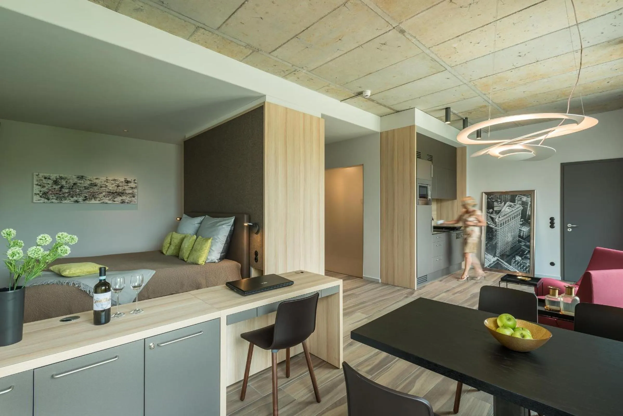 Living room in Golden Ball, Exclusive Serviced Apartments Munich