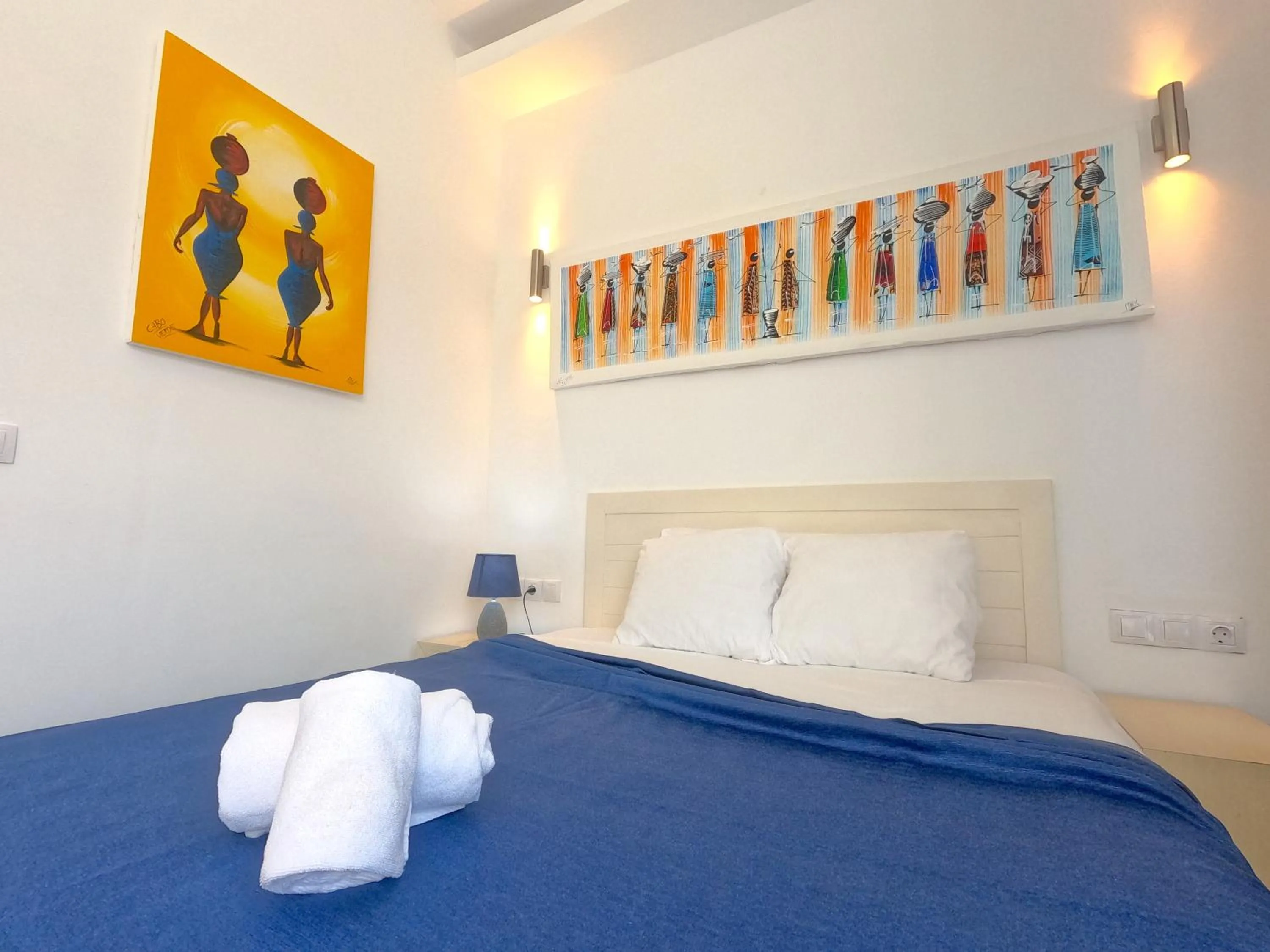 Bed in Hotel LIVVO Budha Beach