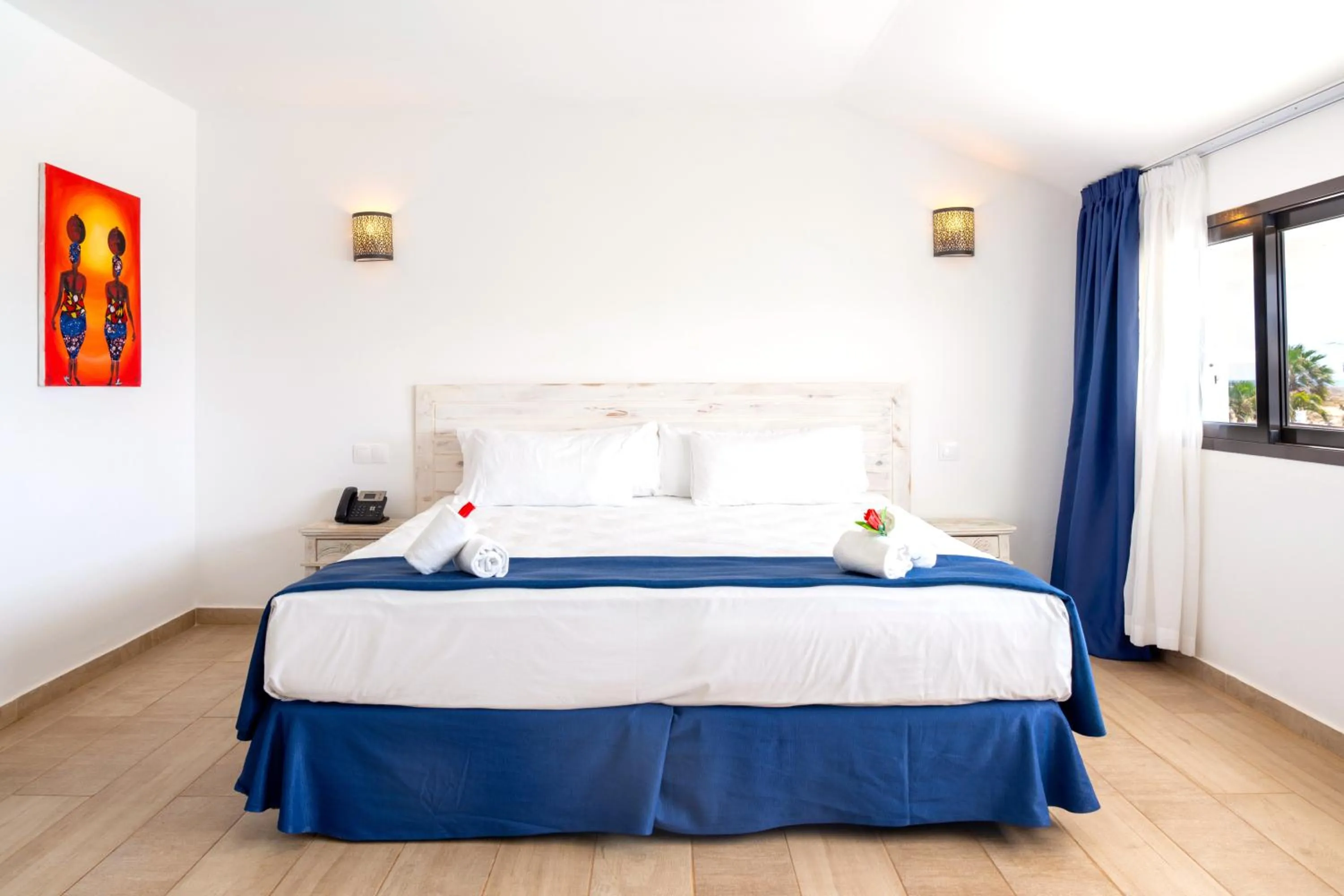 Bed in Hotel LIVVO Budha Beach