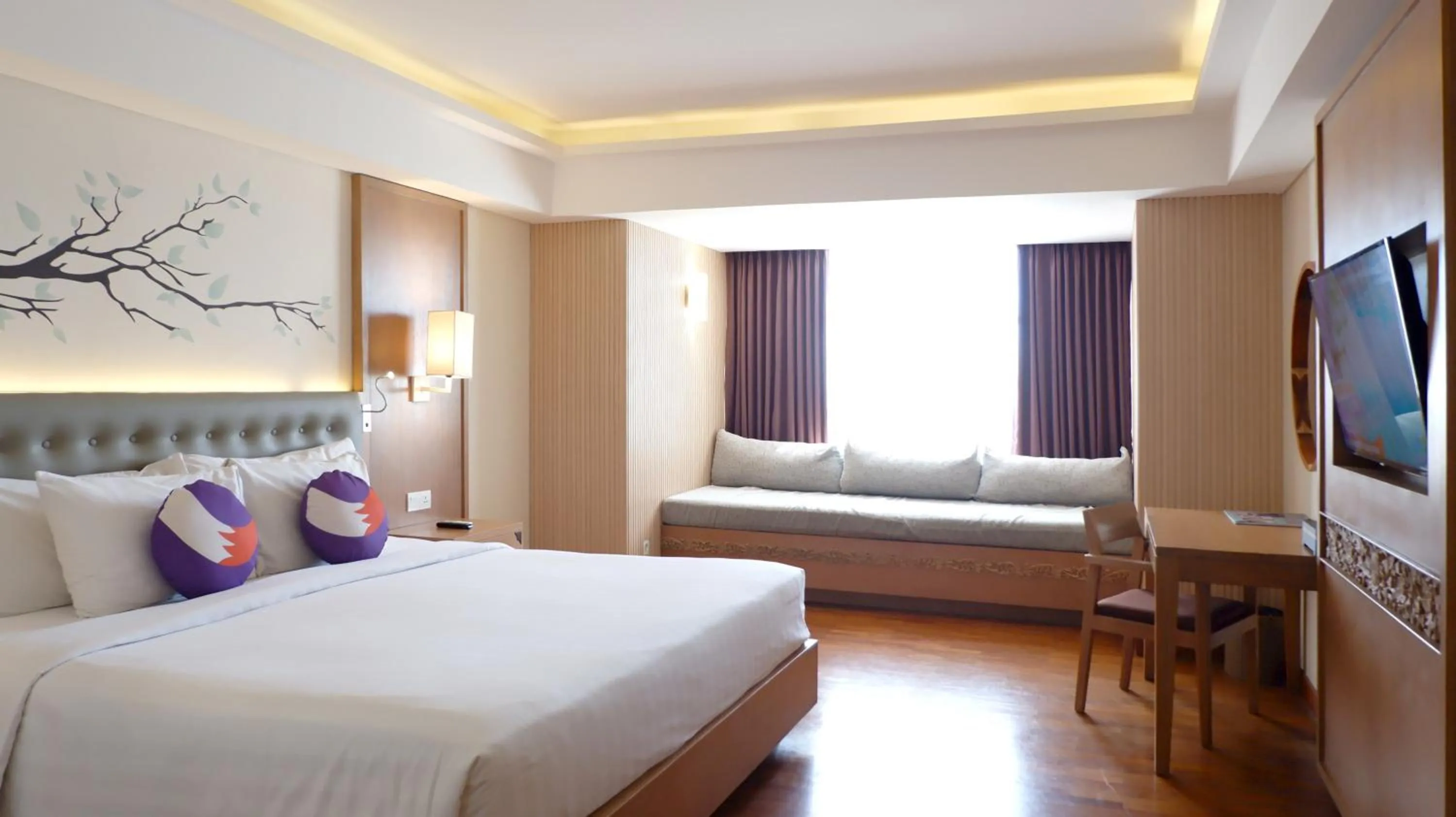 Bed in FOX Hotel Jimbaran Beach Bali