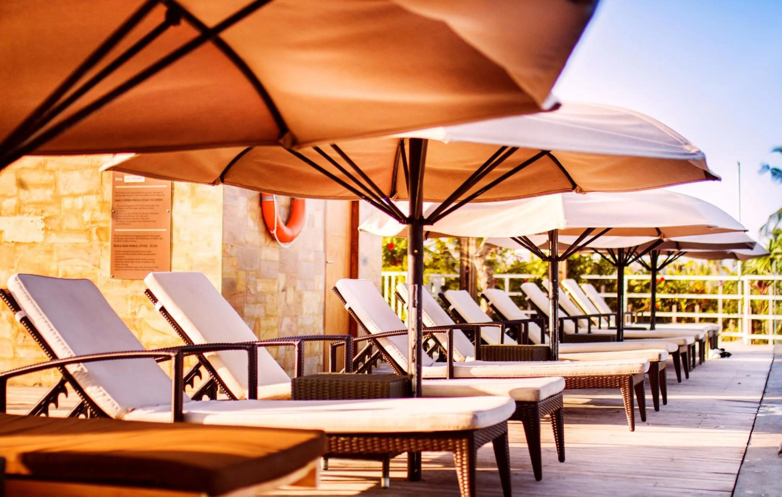 Swimming pool in FOX Hotel Jimbaran Beach Bali