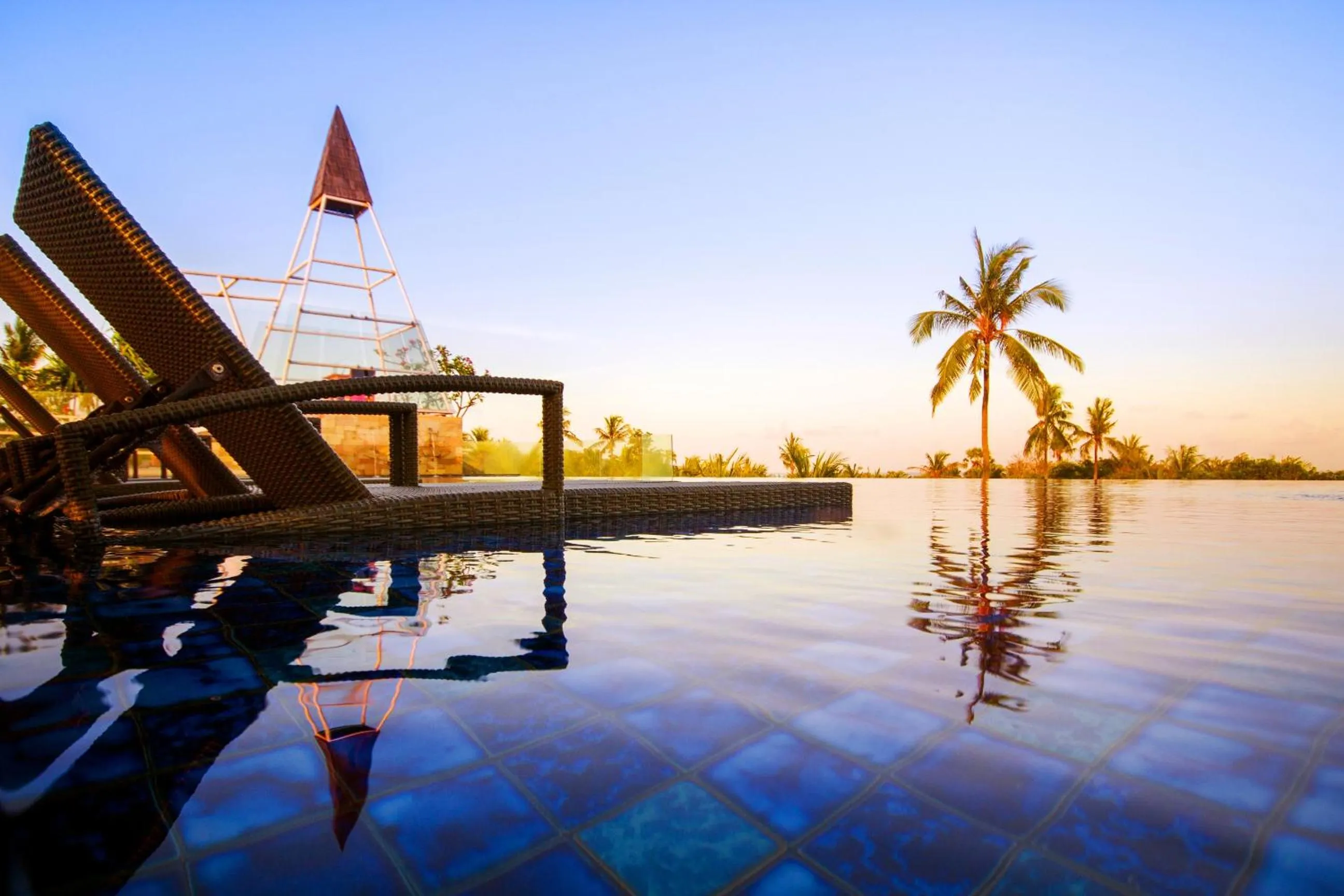 Swimming pool in FOX Hotel Jimbaran Beach Bali