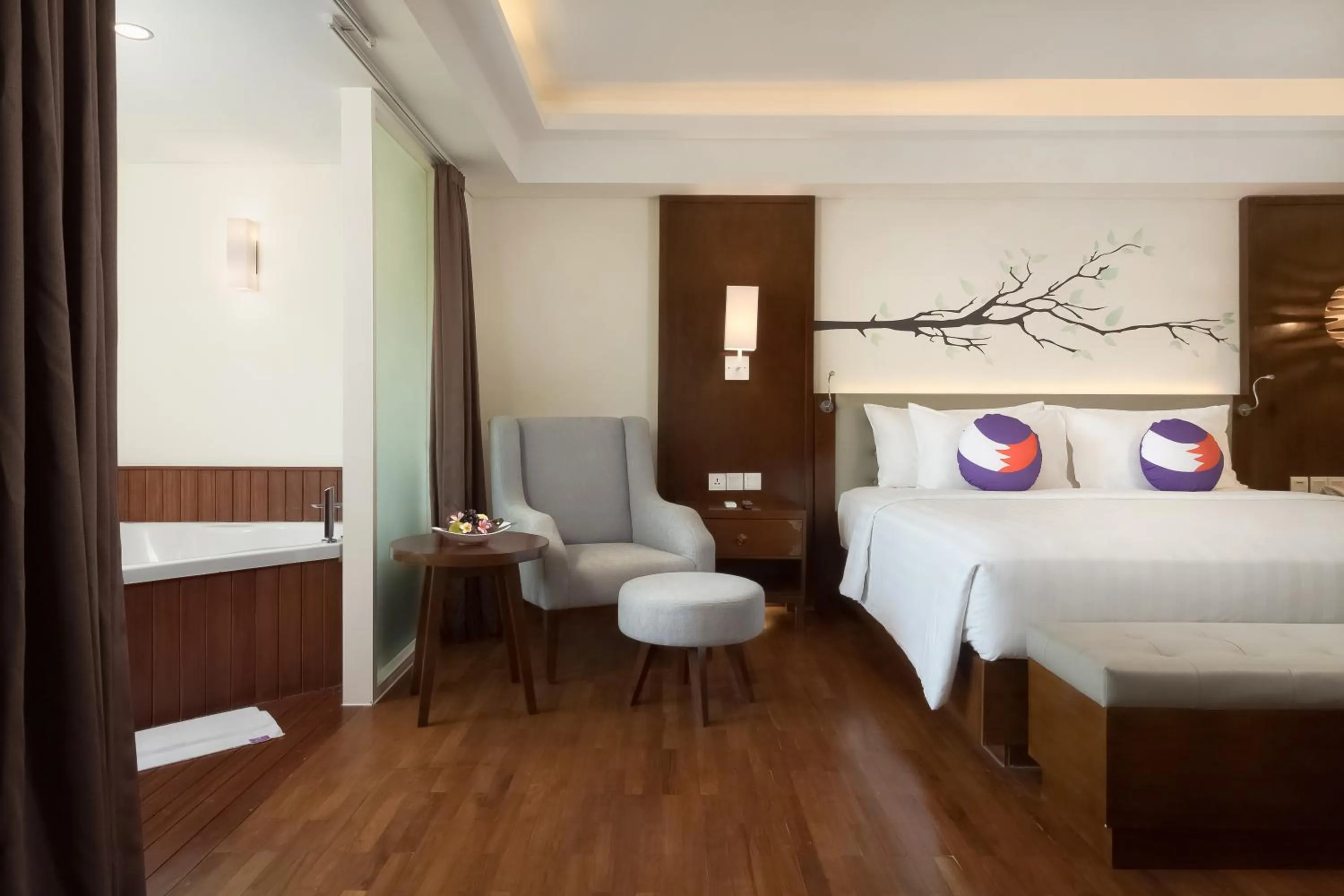 Bed in FOX Hotel Jimbaran Beach Bali