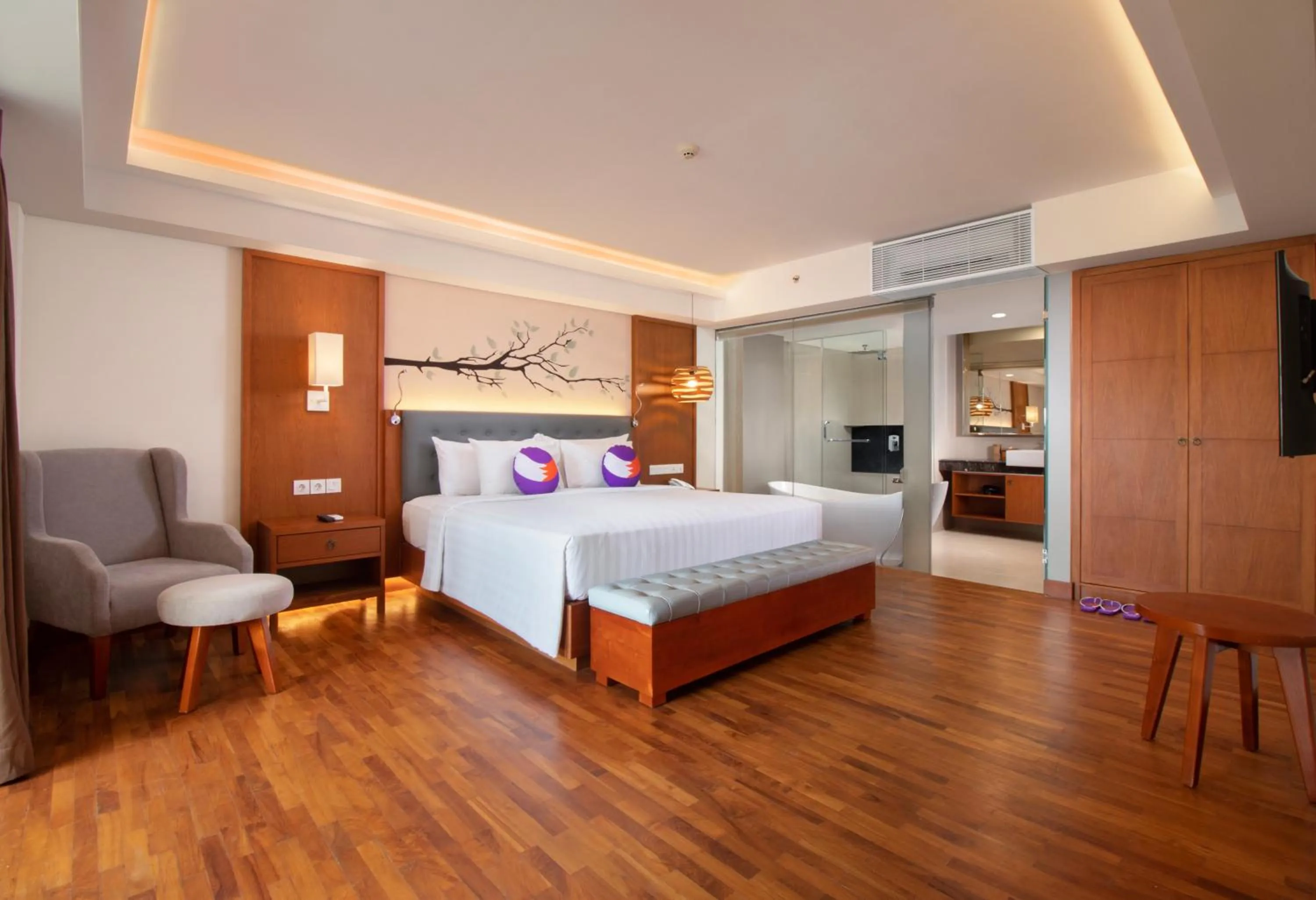 Property building, Bed in FOX Hotel Jimbaran Beach Bali