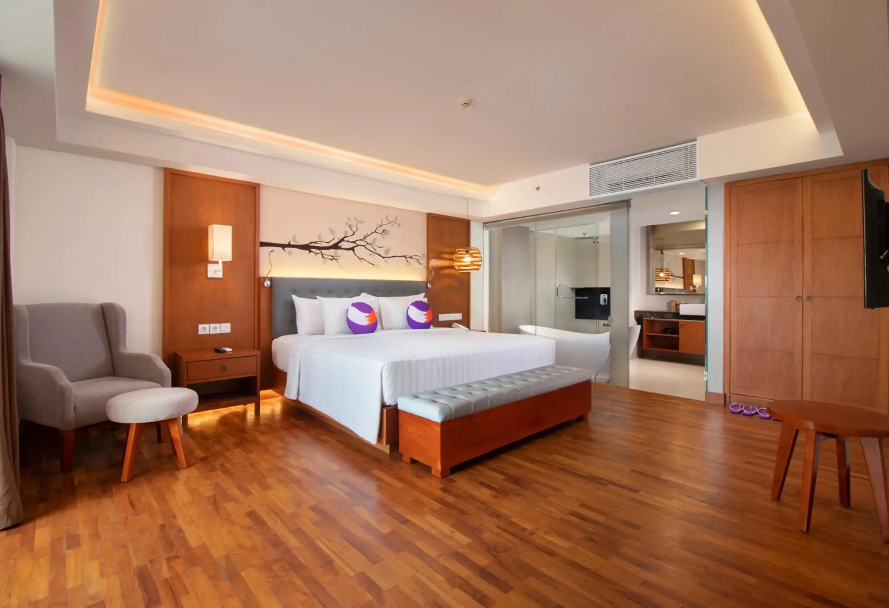 Property building, Bed in FOX Hotel Jimbaran Beach Bali Property building, Bed in FOX Hotel Jimbaran Beach Bali