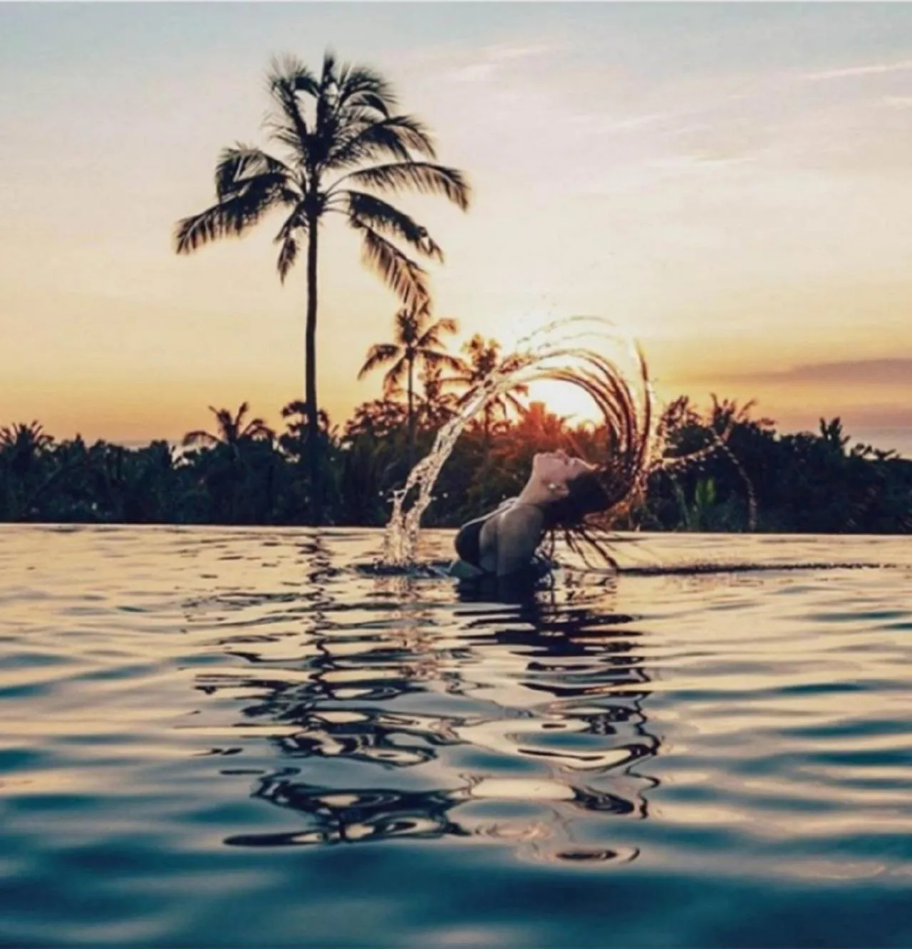Swimming pool in FOX Hotel Jimbaran Beach Bali