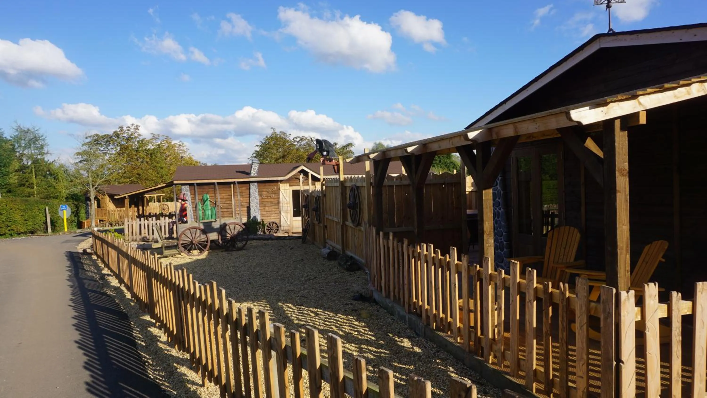 Patio in Adventurer's Village Milton Keynes