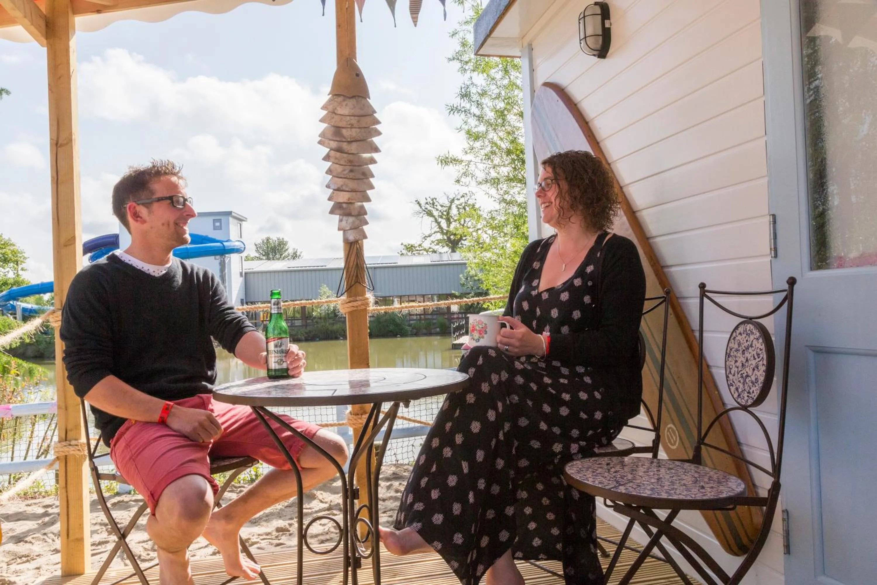 Patio in Adventurer's Village Milton Keynes