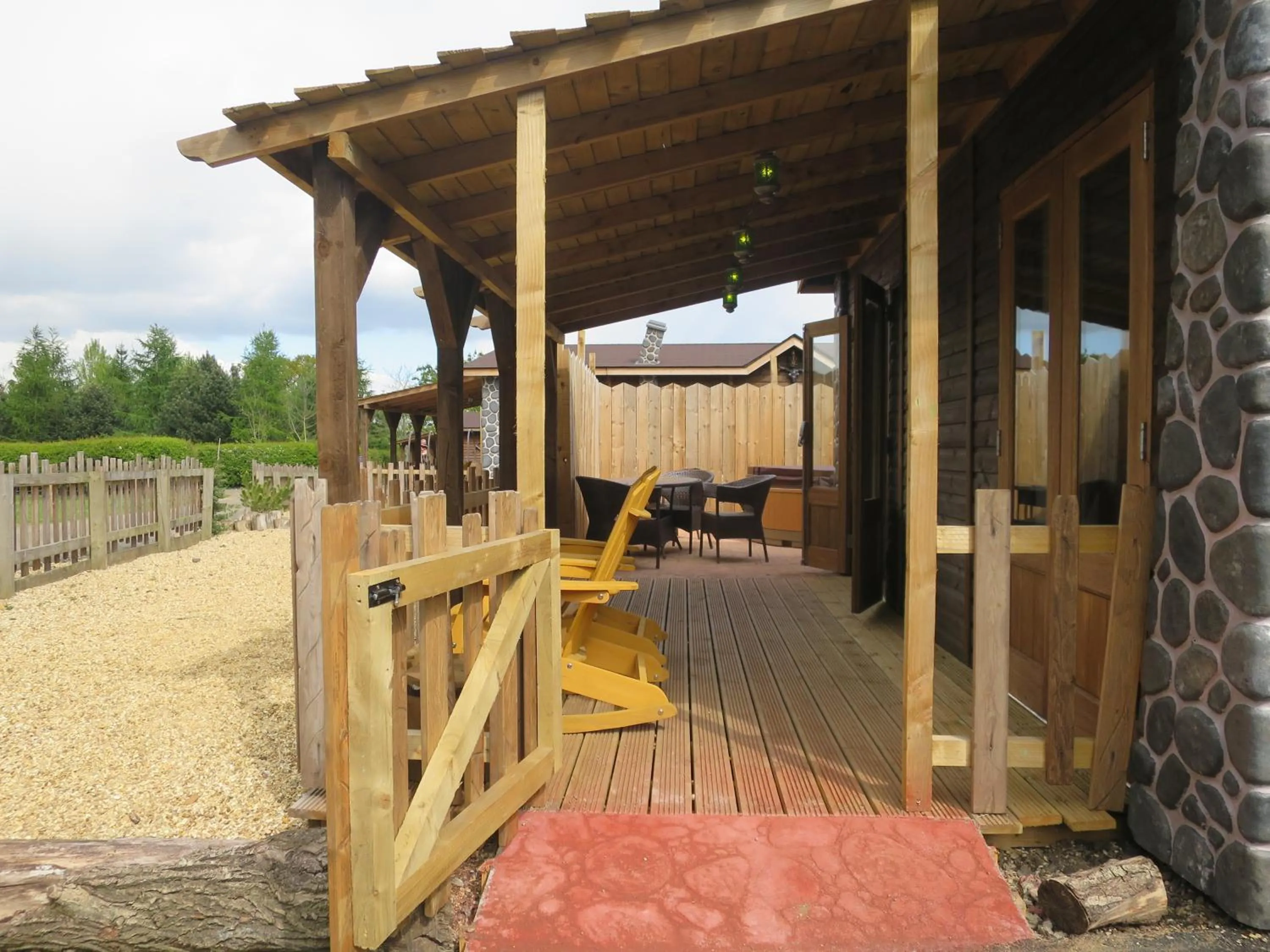 Patio in Adventurer's Village Milton Keynes