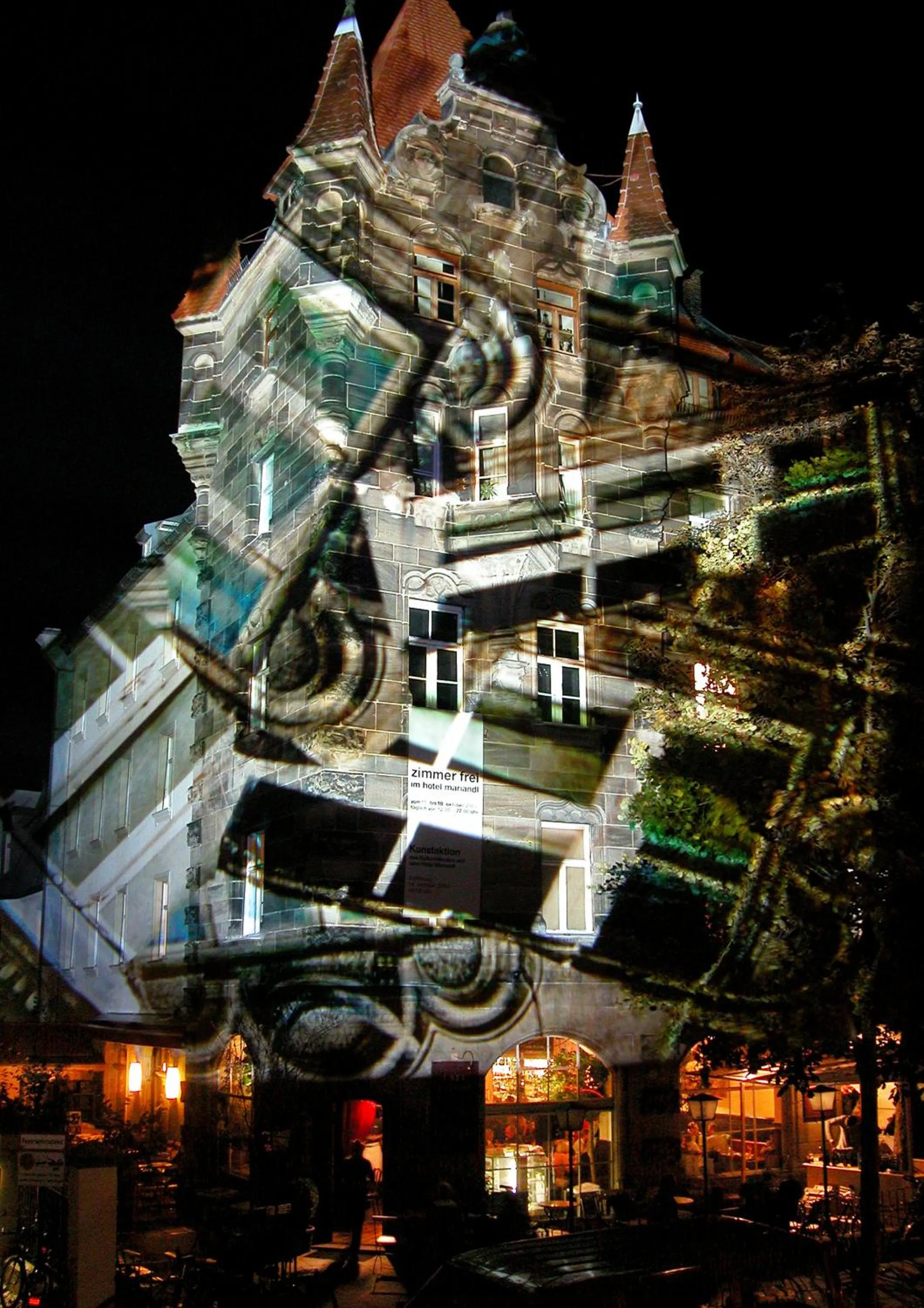 Decorative detail in Hotel Mariandl