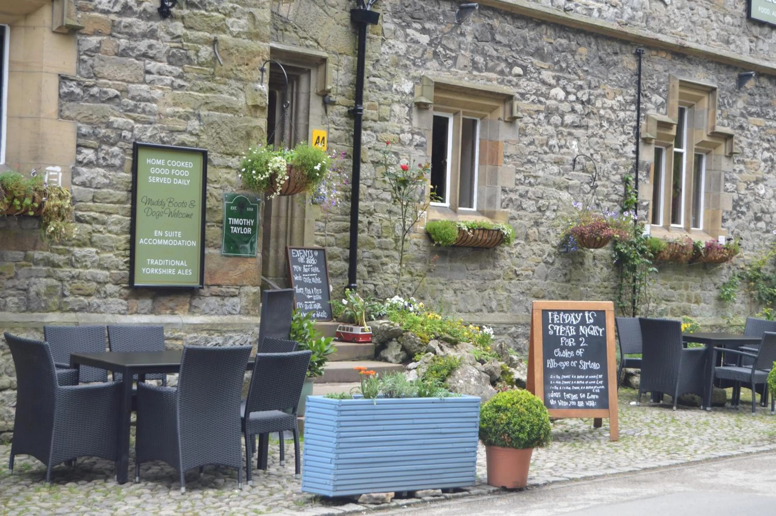 Facade/entrance in The Buck Inn, Malham