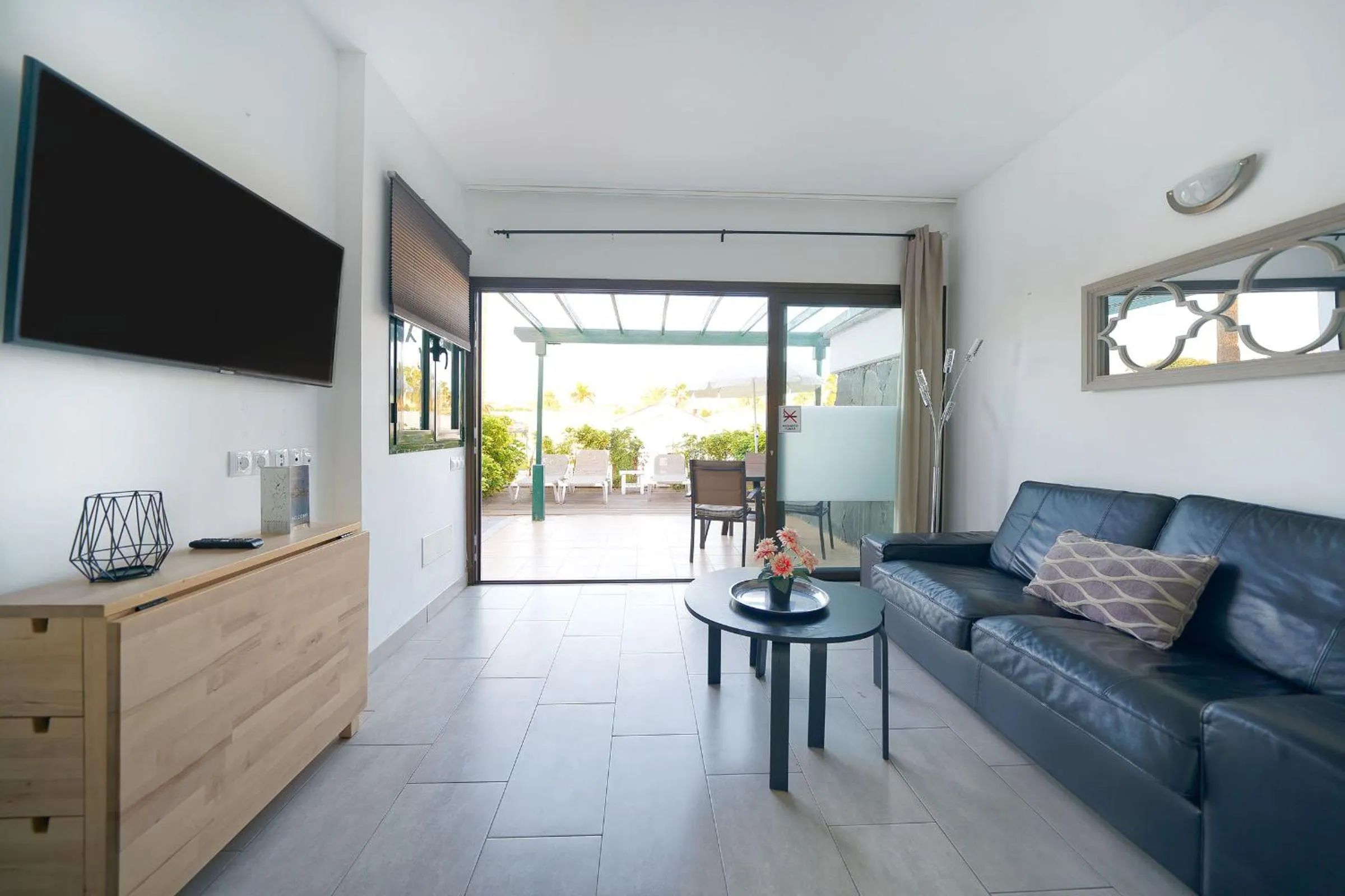 Living room in Maspalomas Lago Canary Sunset
