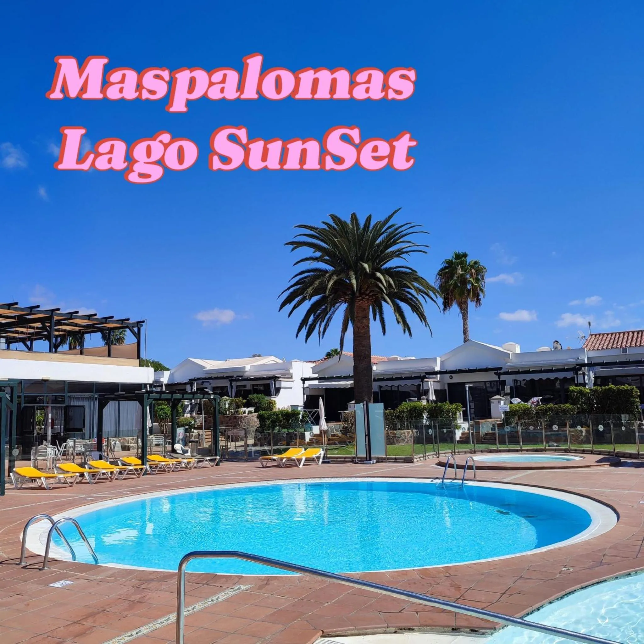 Maspalomas Lago Canary Sunset