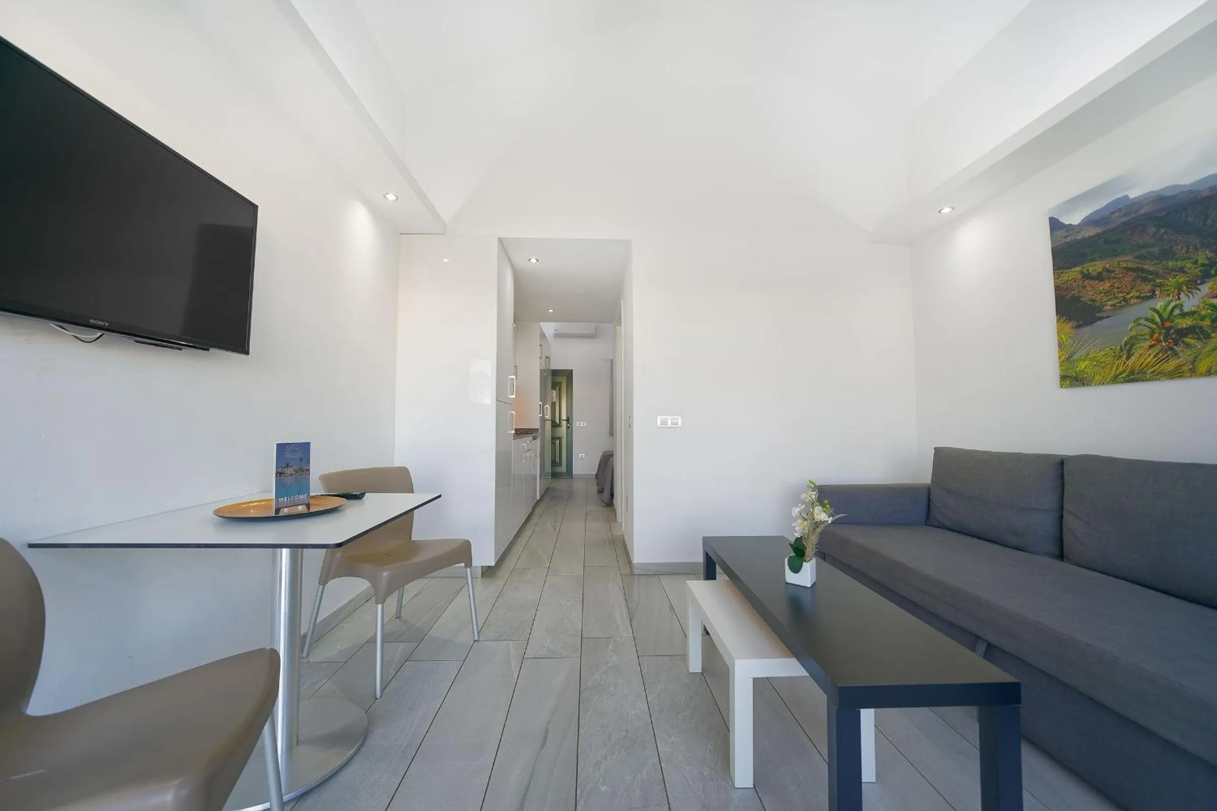 Living room in Maspalomas Lago Canary Sunset