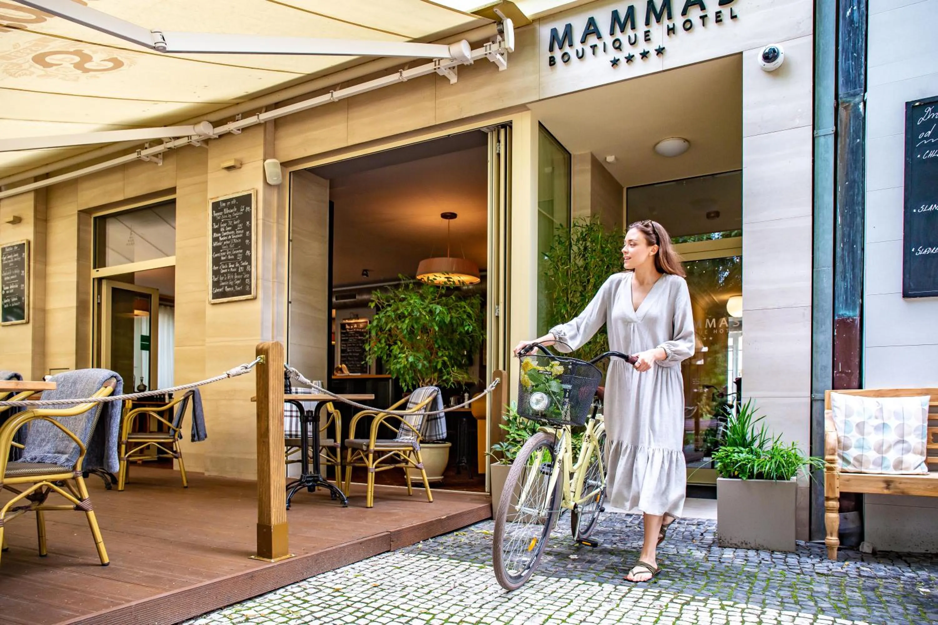 Facade/entrance in Mamma´s Boutique Hotel