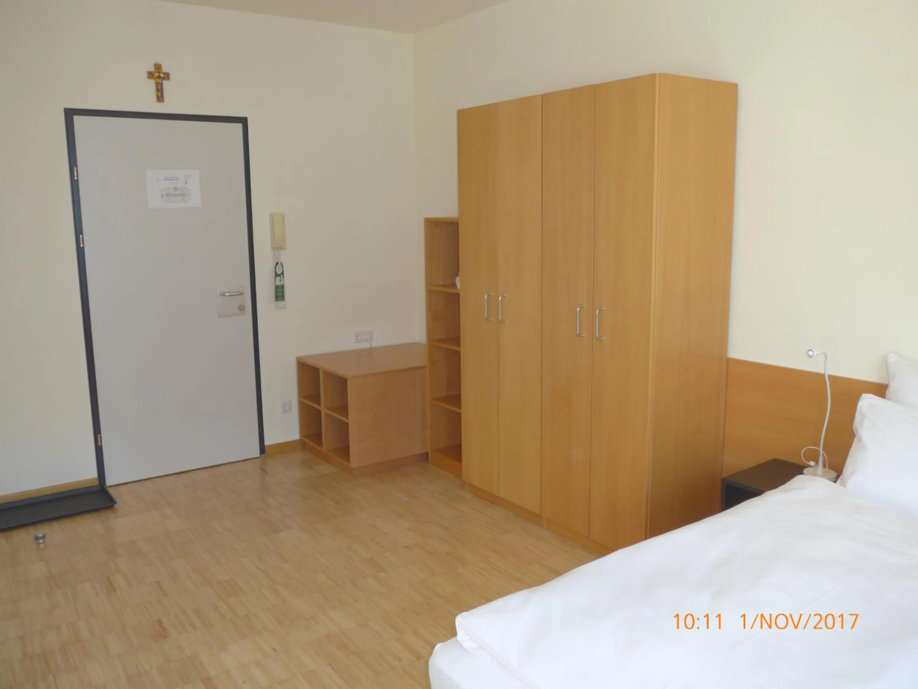 Decorative detail, Bed in Kolpinghaus Spittal