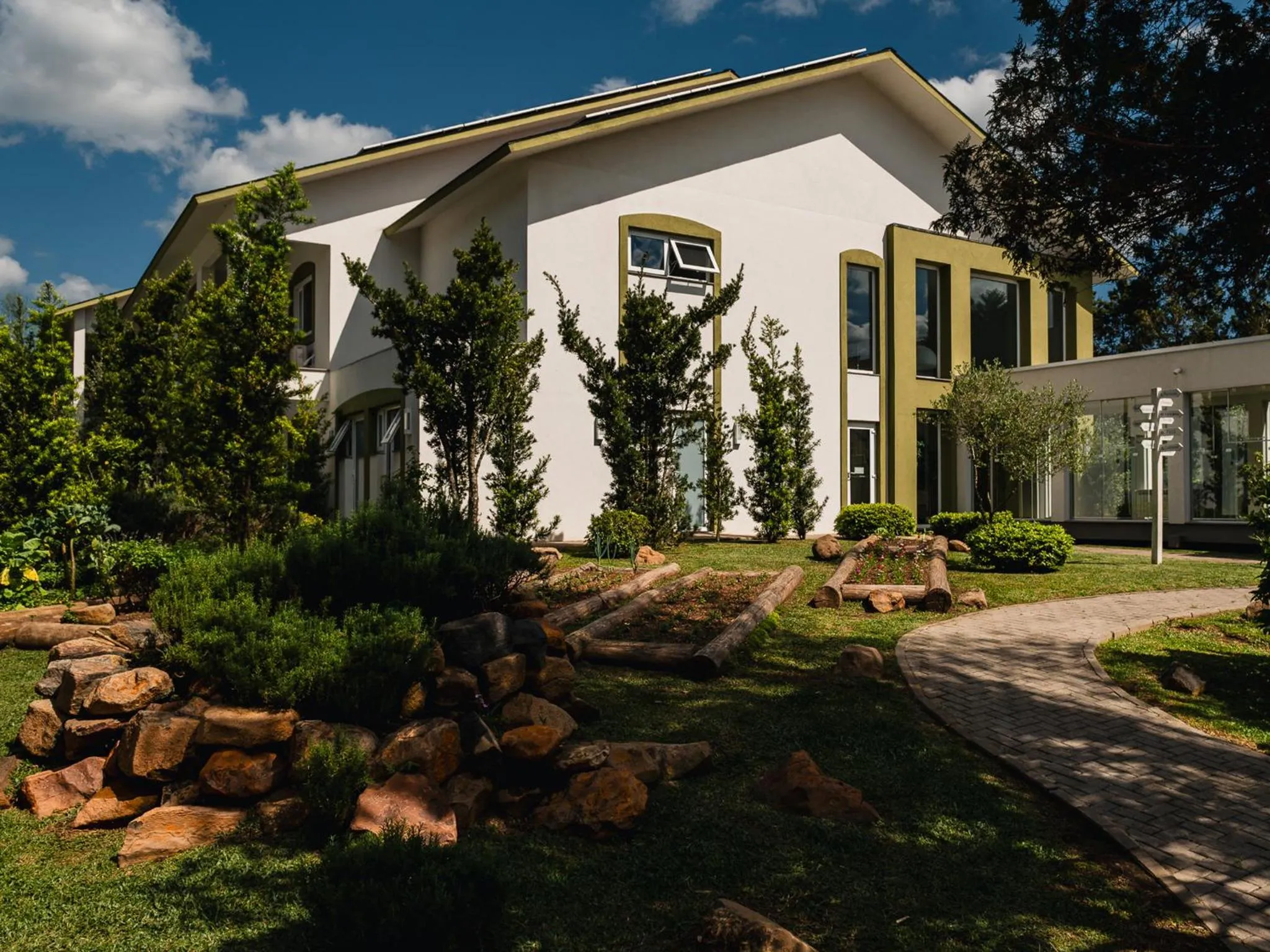 Garden view in Kurotel Centro Contemporâneo de Saúde e Bem Estar
