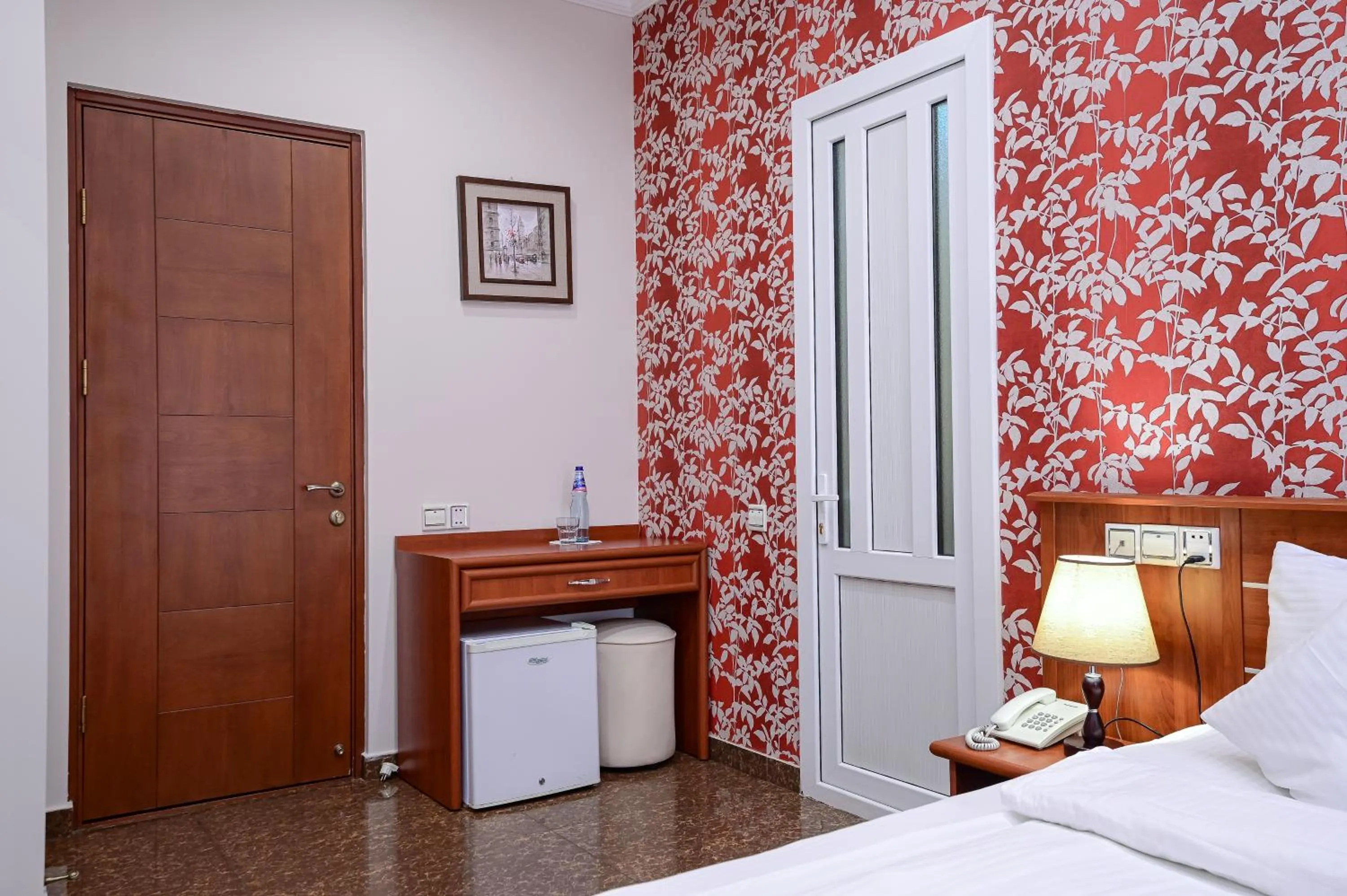 Bed in Mia Casa Hotel Yerevan