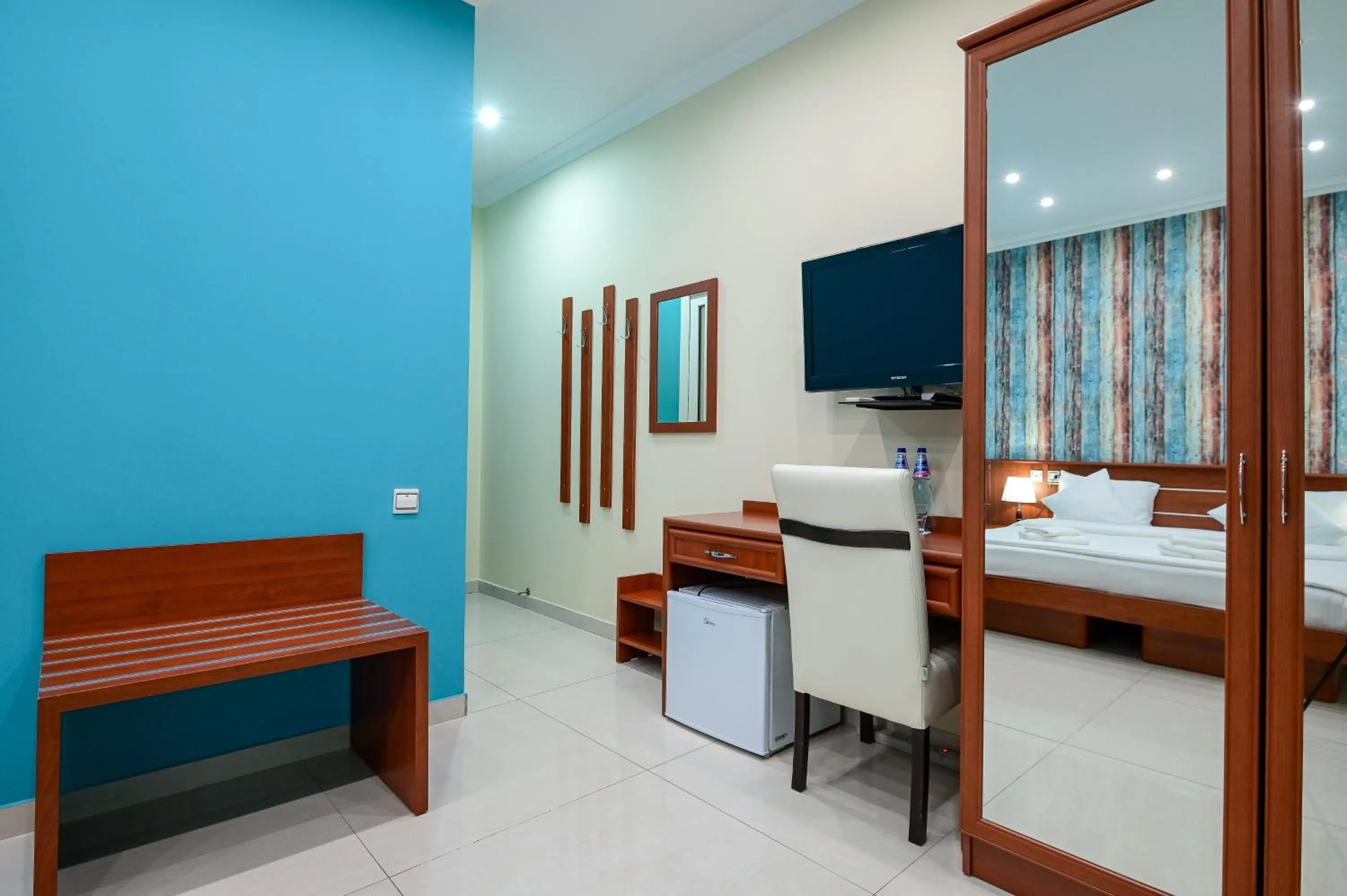 Bed in Mia Casa Hotel Yerevan