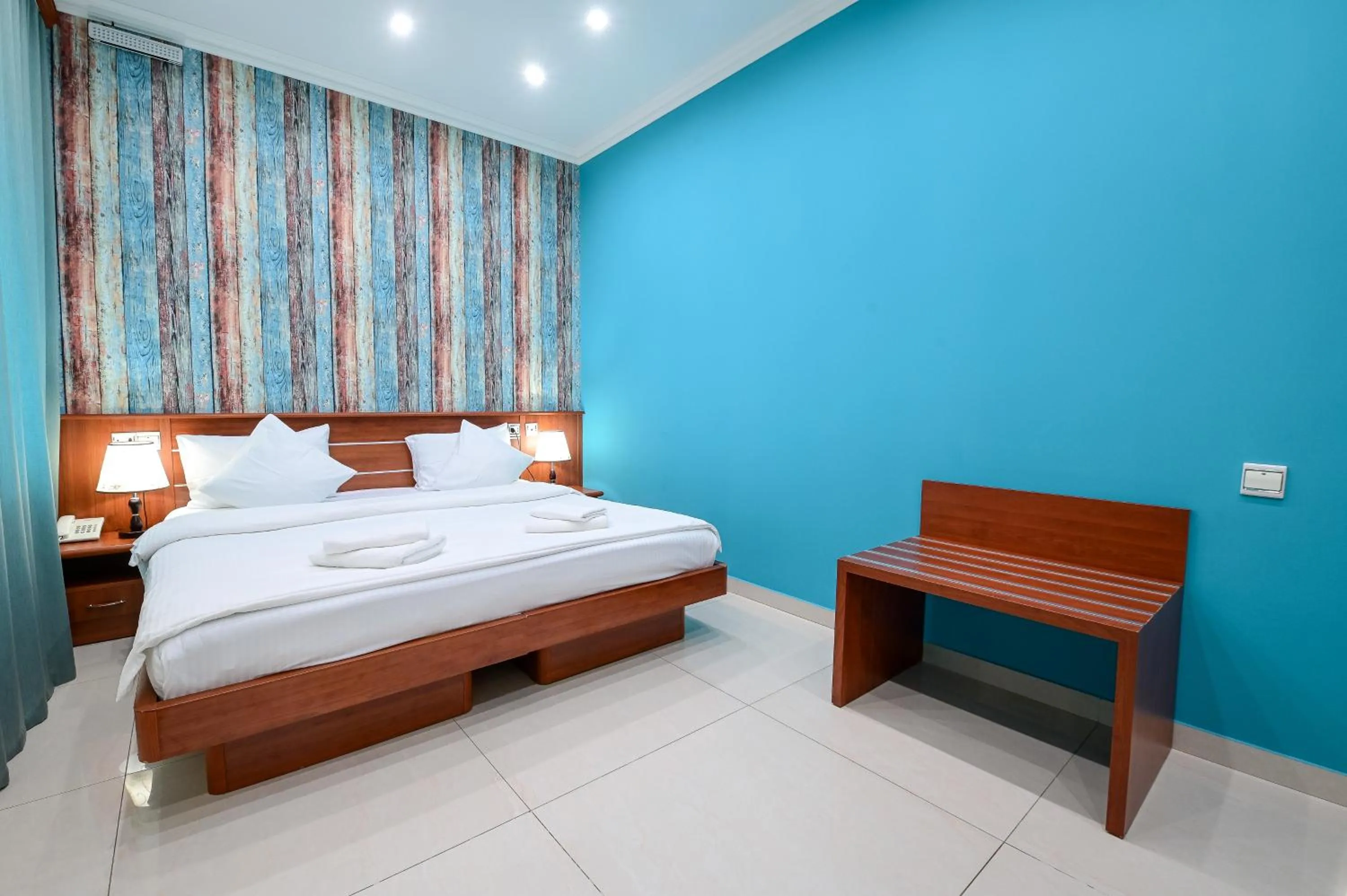 Bed in Mia Casa Hotel Yerevan