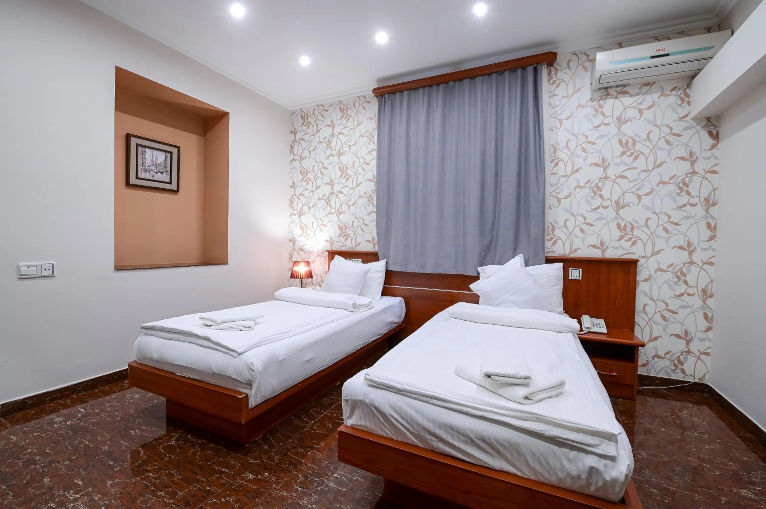 Bed in Mia Casa Hotel Yerevan