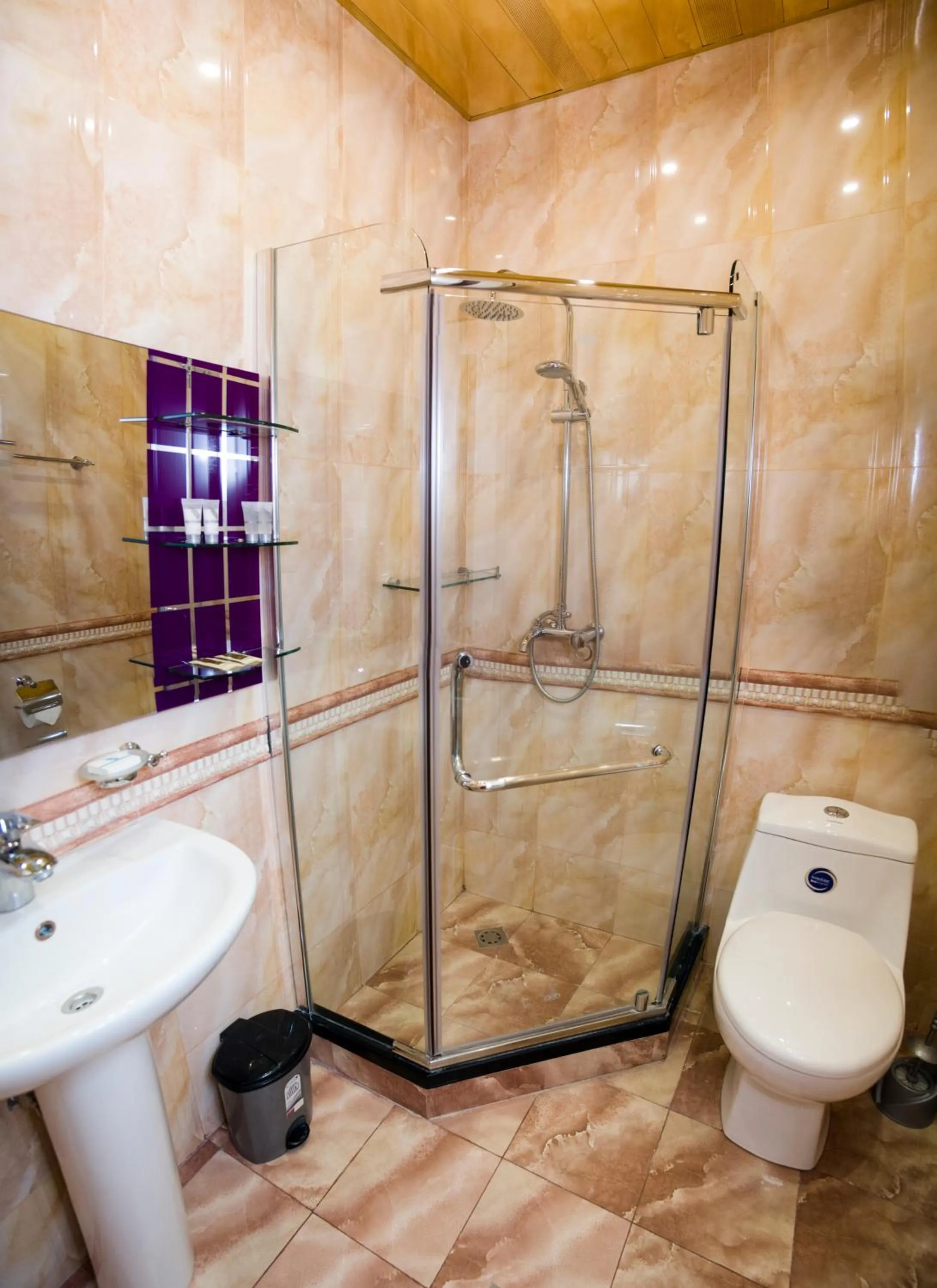 Shower in Mia Casa Hotel Yerevan