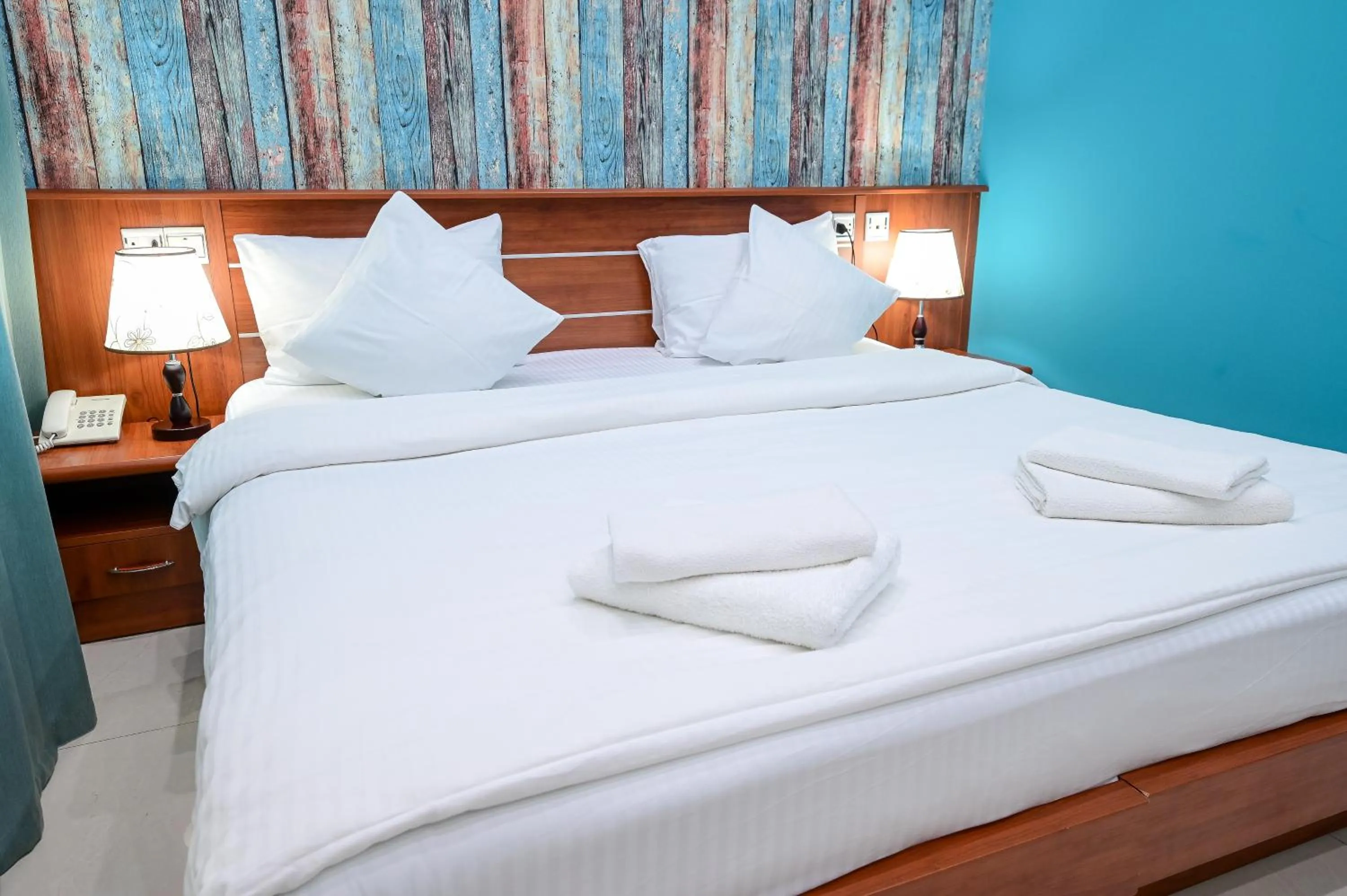 Bed in Mia Casa Hotel Yerevan