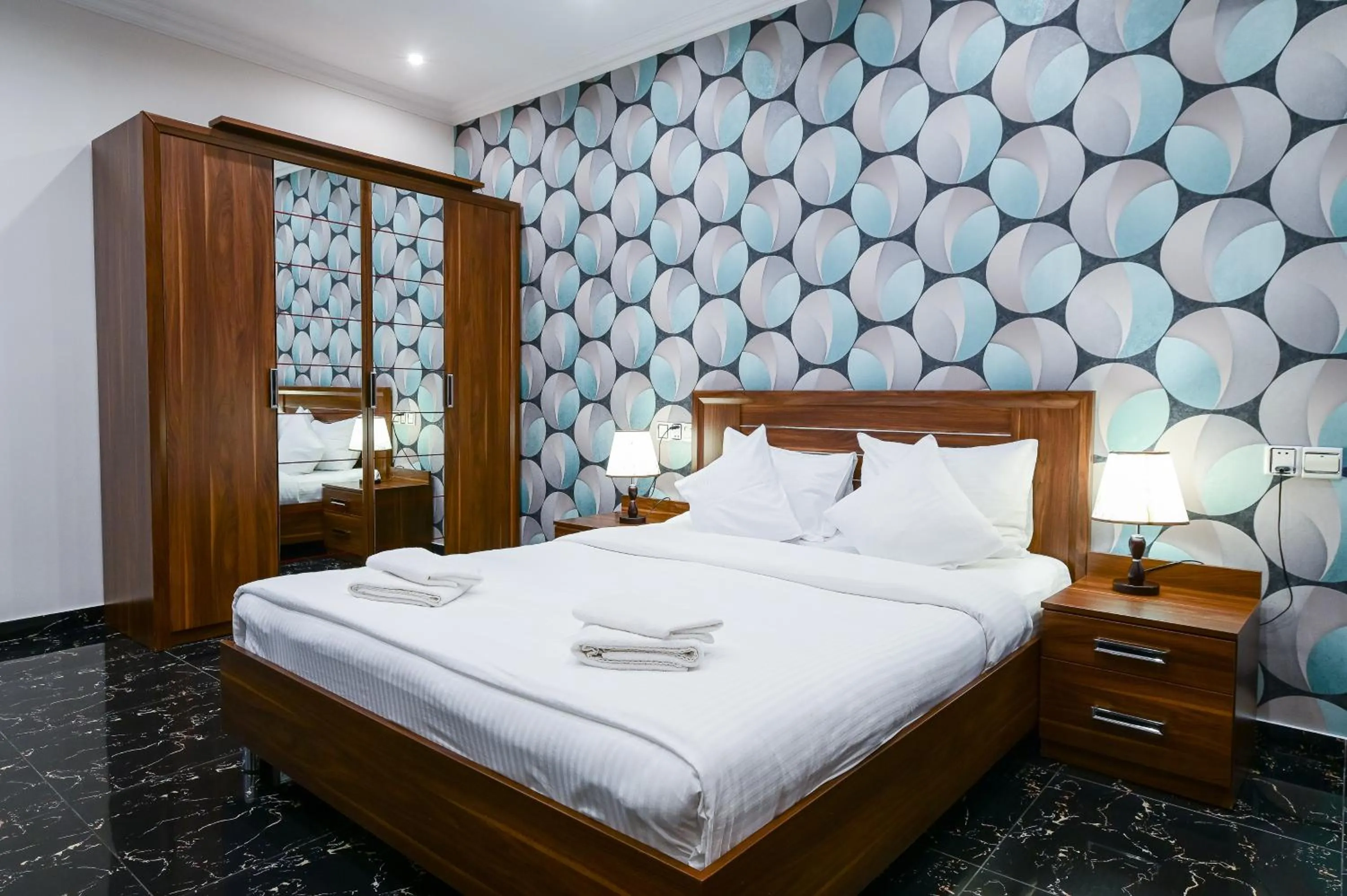 Bed in Mia Casa Hotel Yerevan